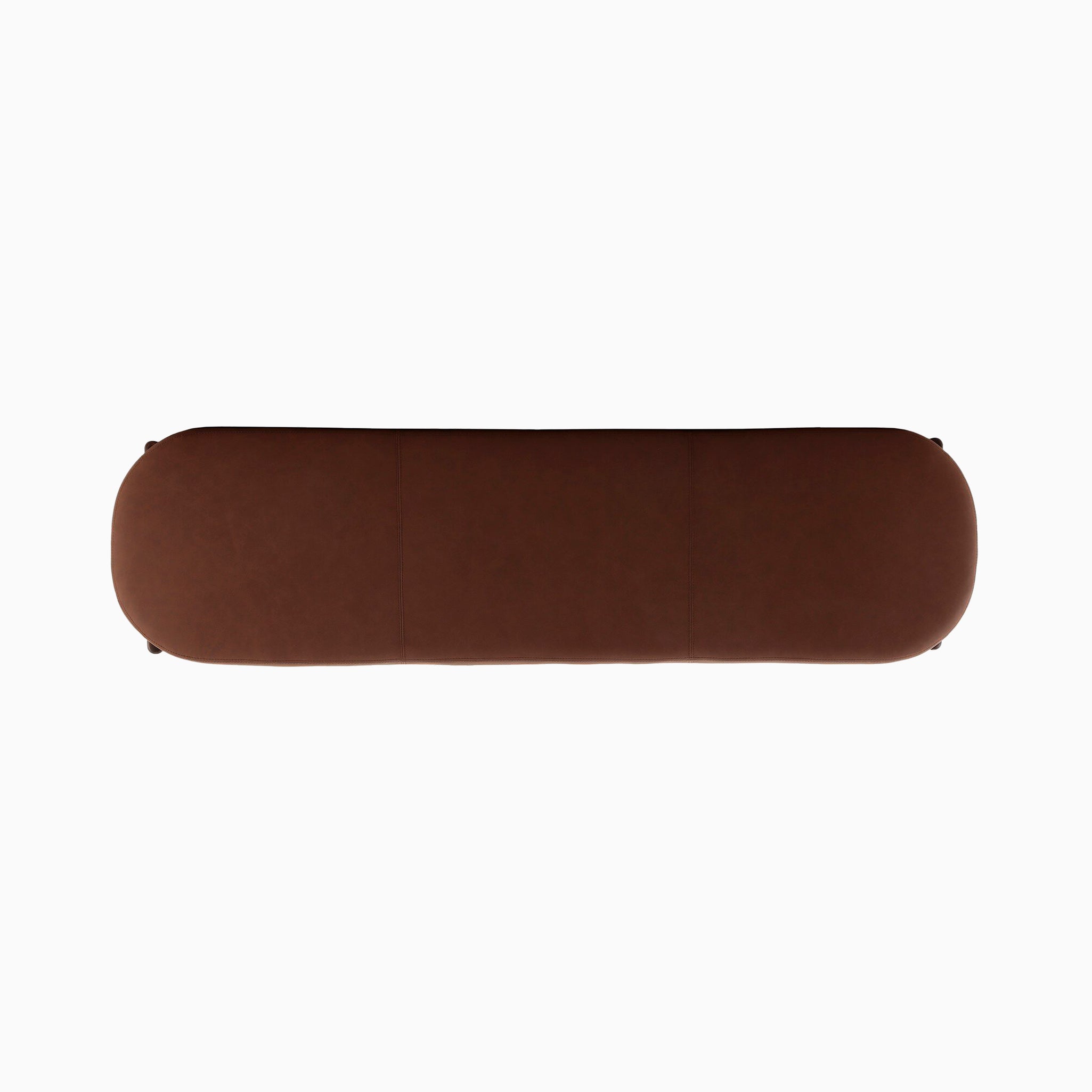 Amira Accent Bench in Maestro Cigar, 75.5"