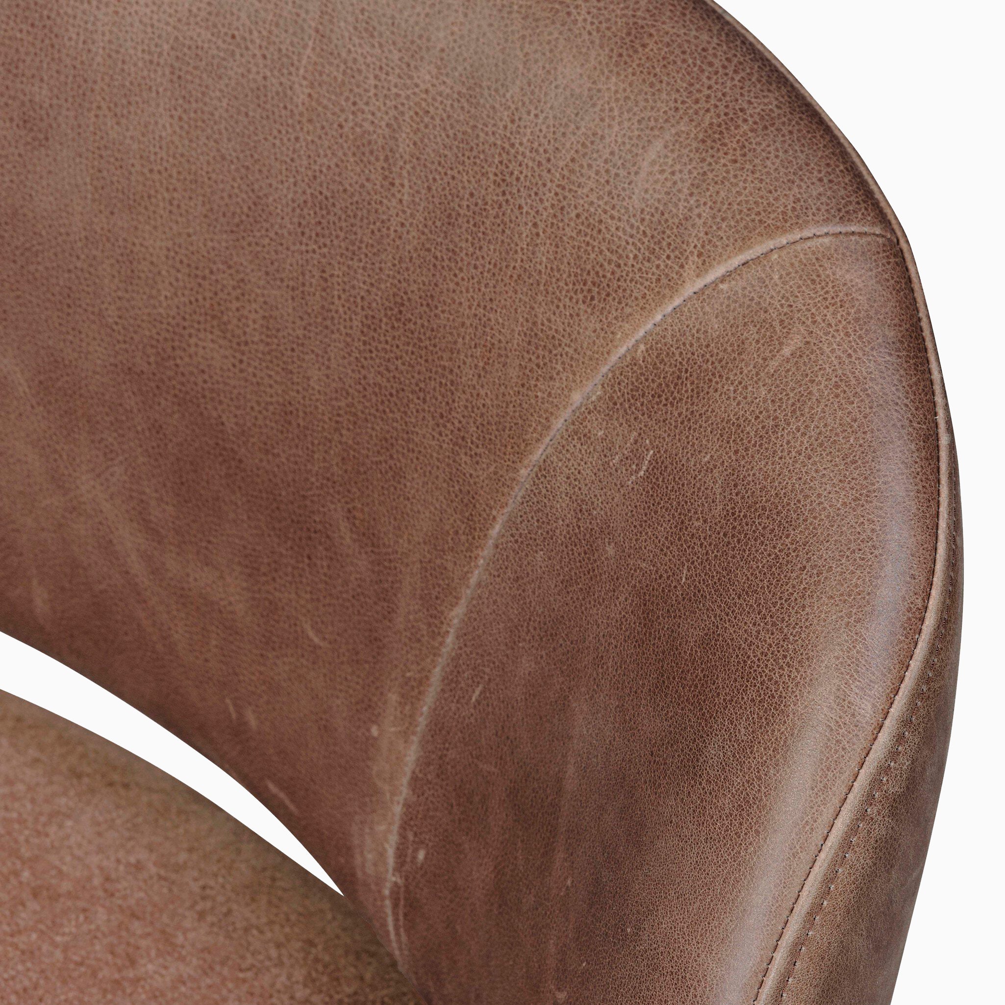 Harlan Swivel Chair in Monte Mushroom