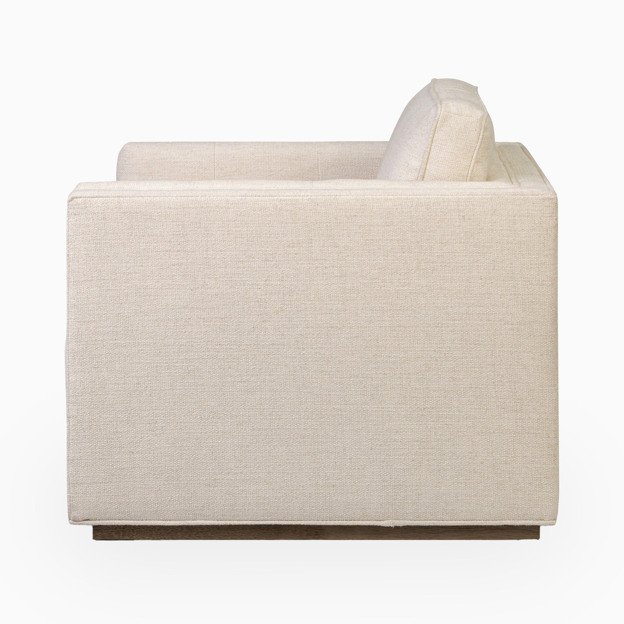 Landry Swivel Chair in Thames Cream