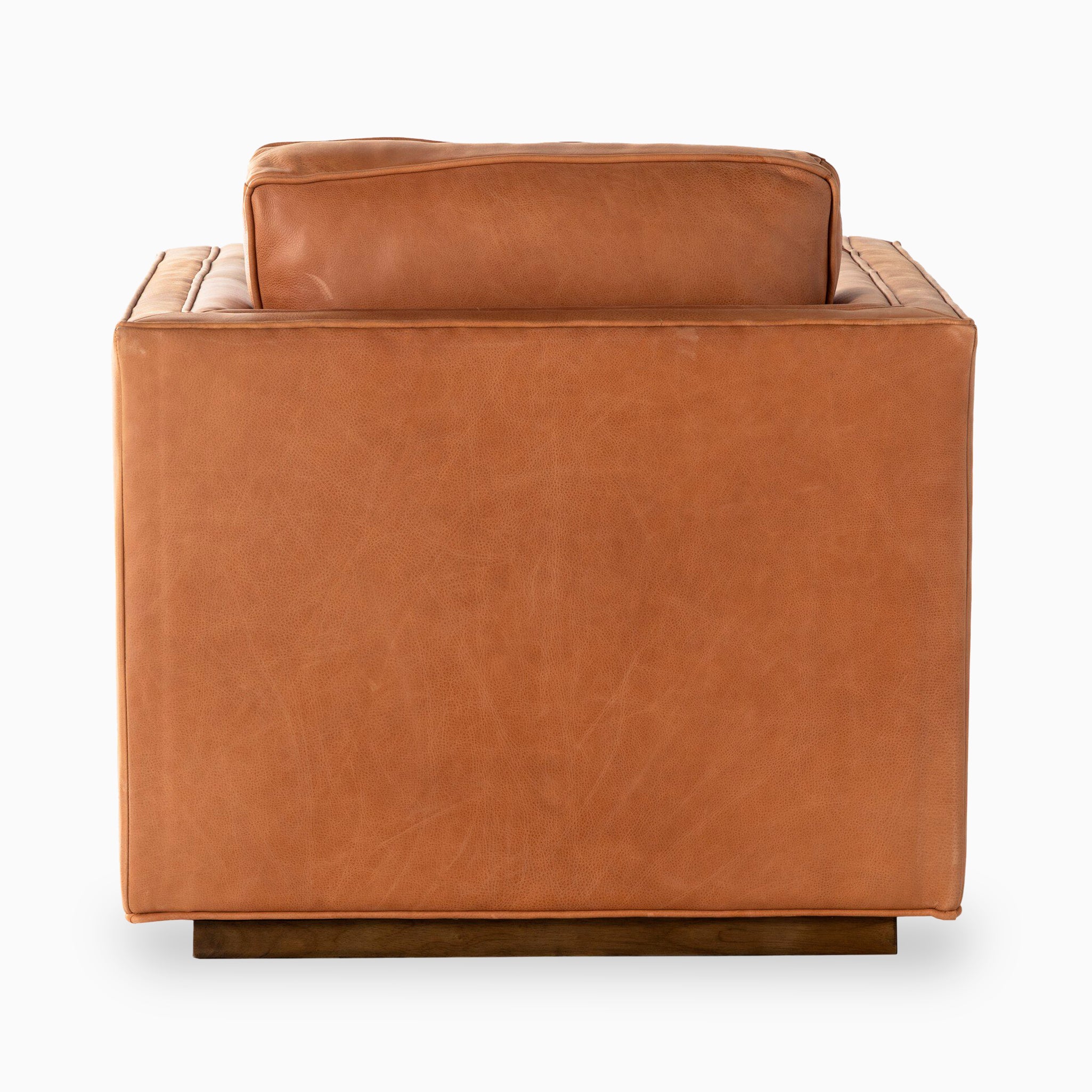 Landry Swivel Chair in Palermo Cognac