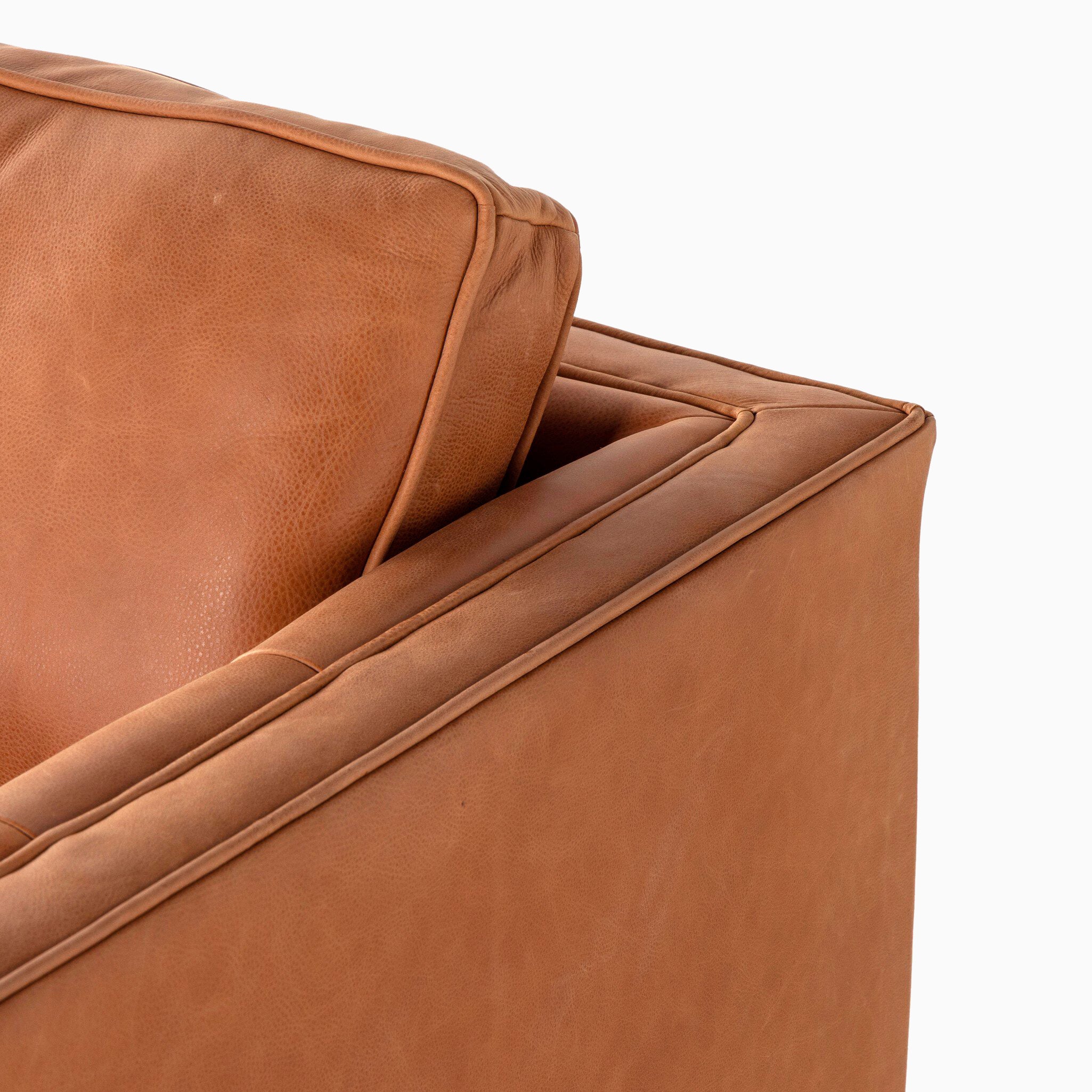 Landry Swivel Chair in Palermo Cognac