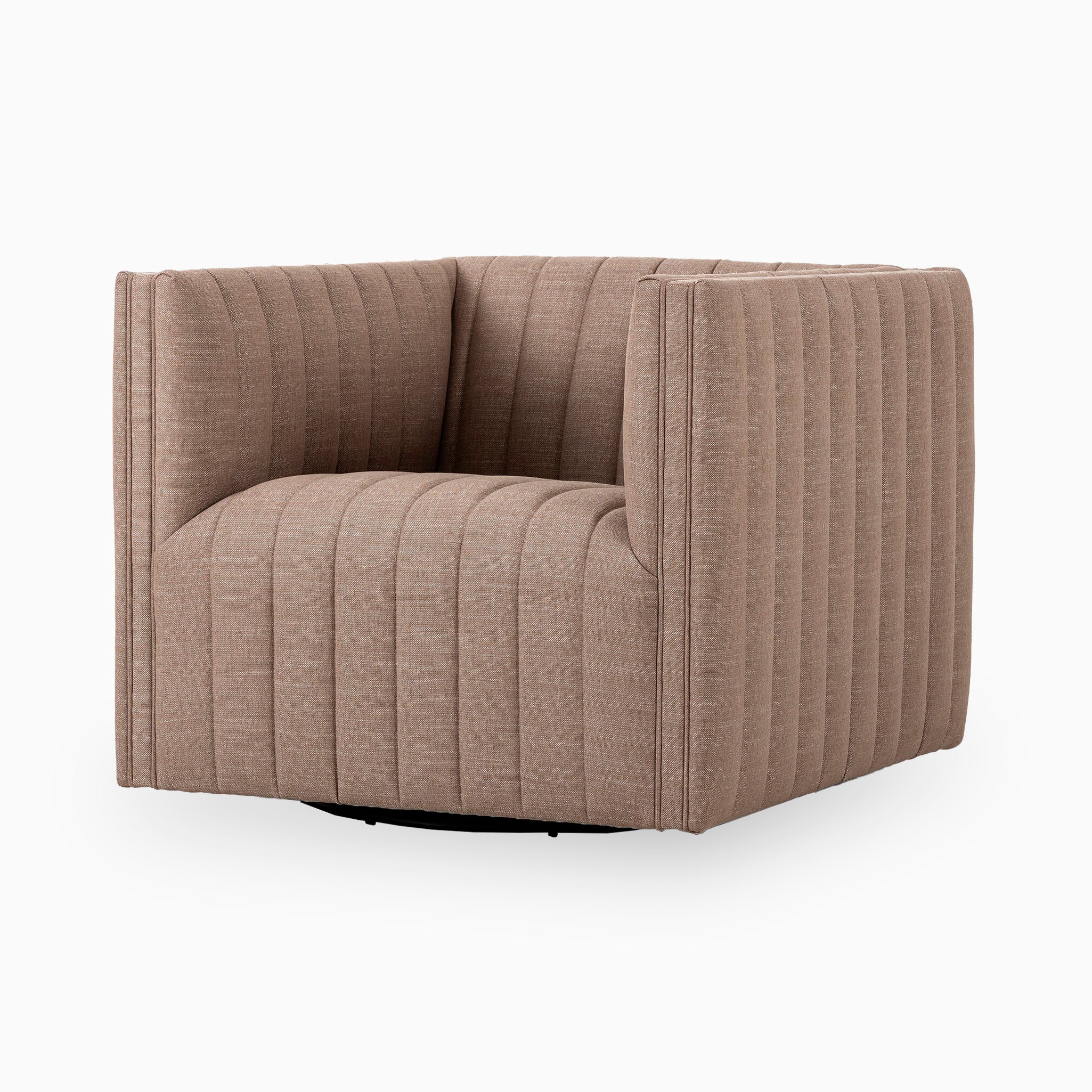 Mercer Swivel Chair in Crypton Nomad Taupe