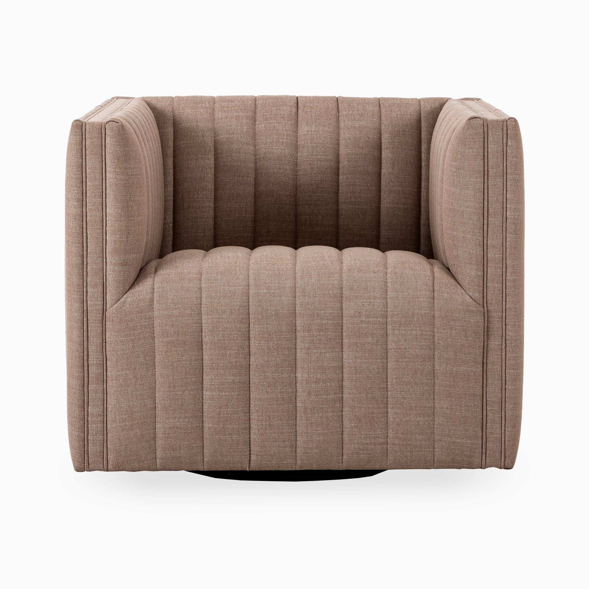 Mercer Swivel Chair in Crypton Nomad Taupe