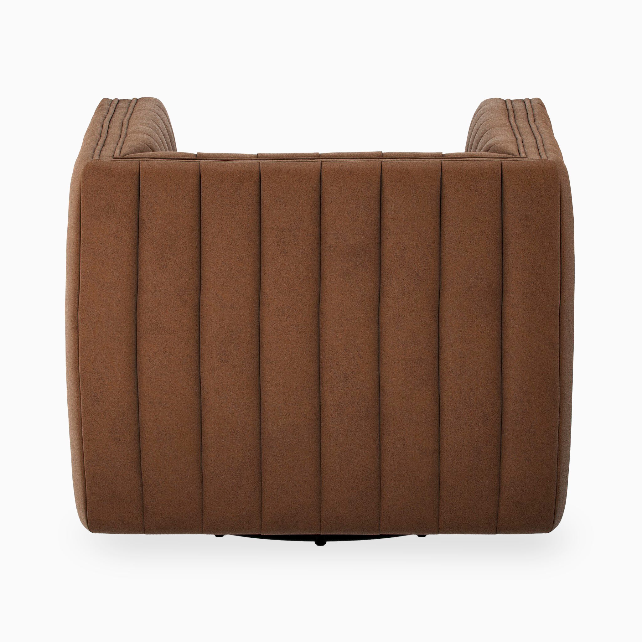 Mercer Swivel Chair in Maestro Cigar