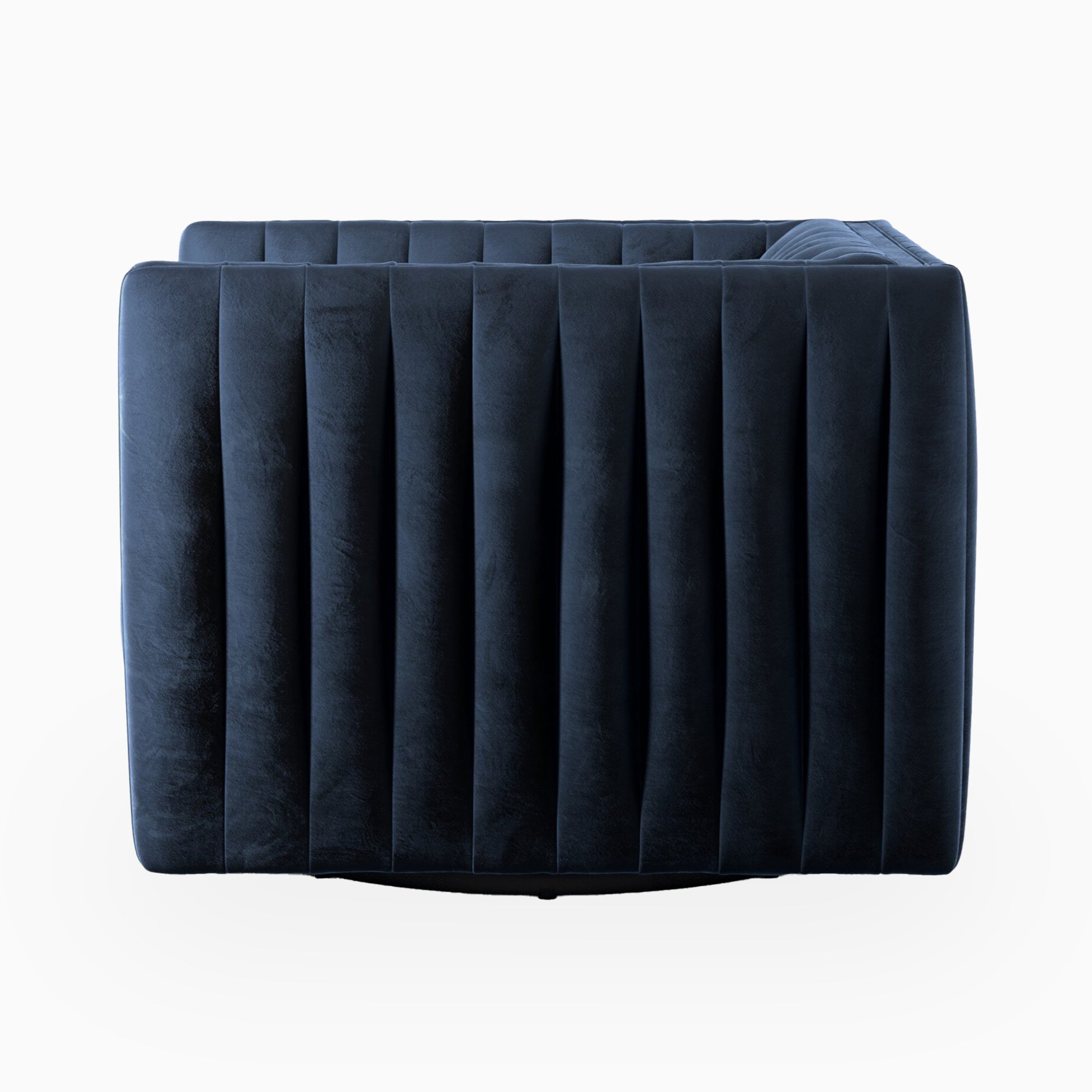 Mercer Swivel Chair in Sapphire Navy