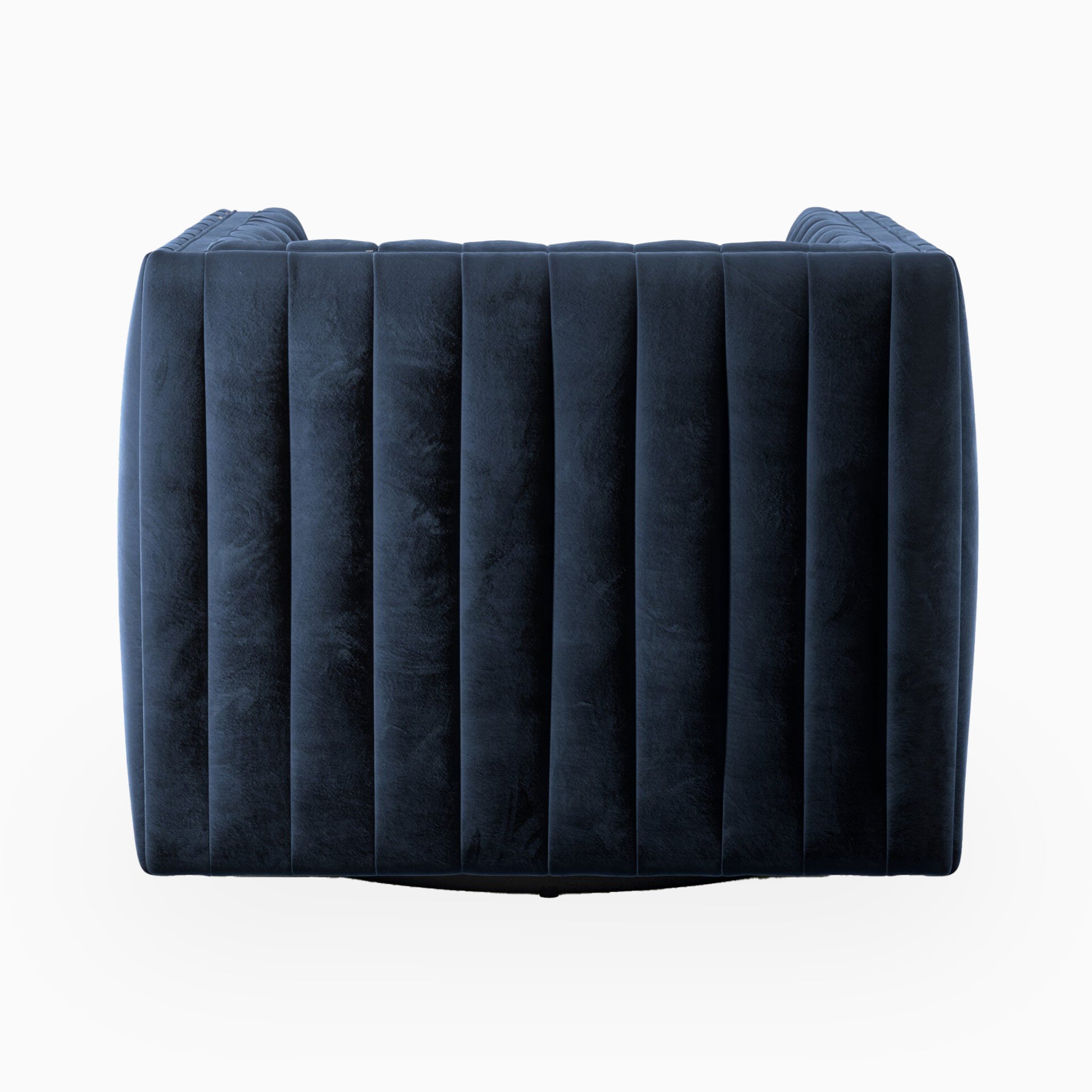 Mercer Swivel Chair in Sapphire Navy