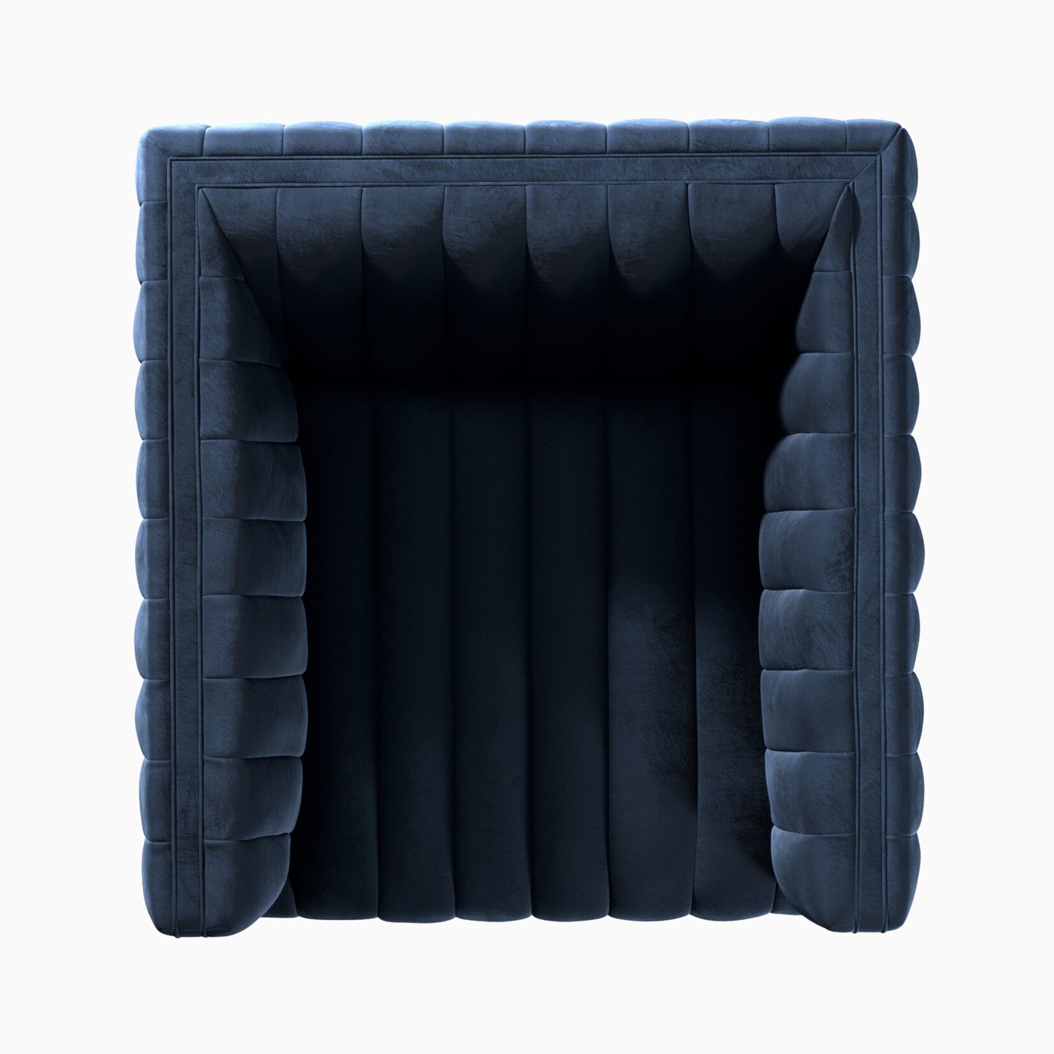 Mercer Swivel Chair in Sapphire Navy