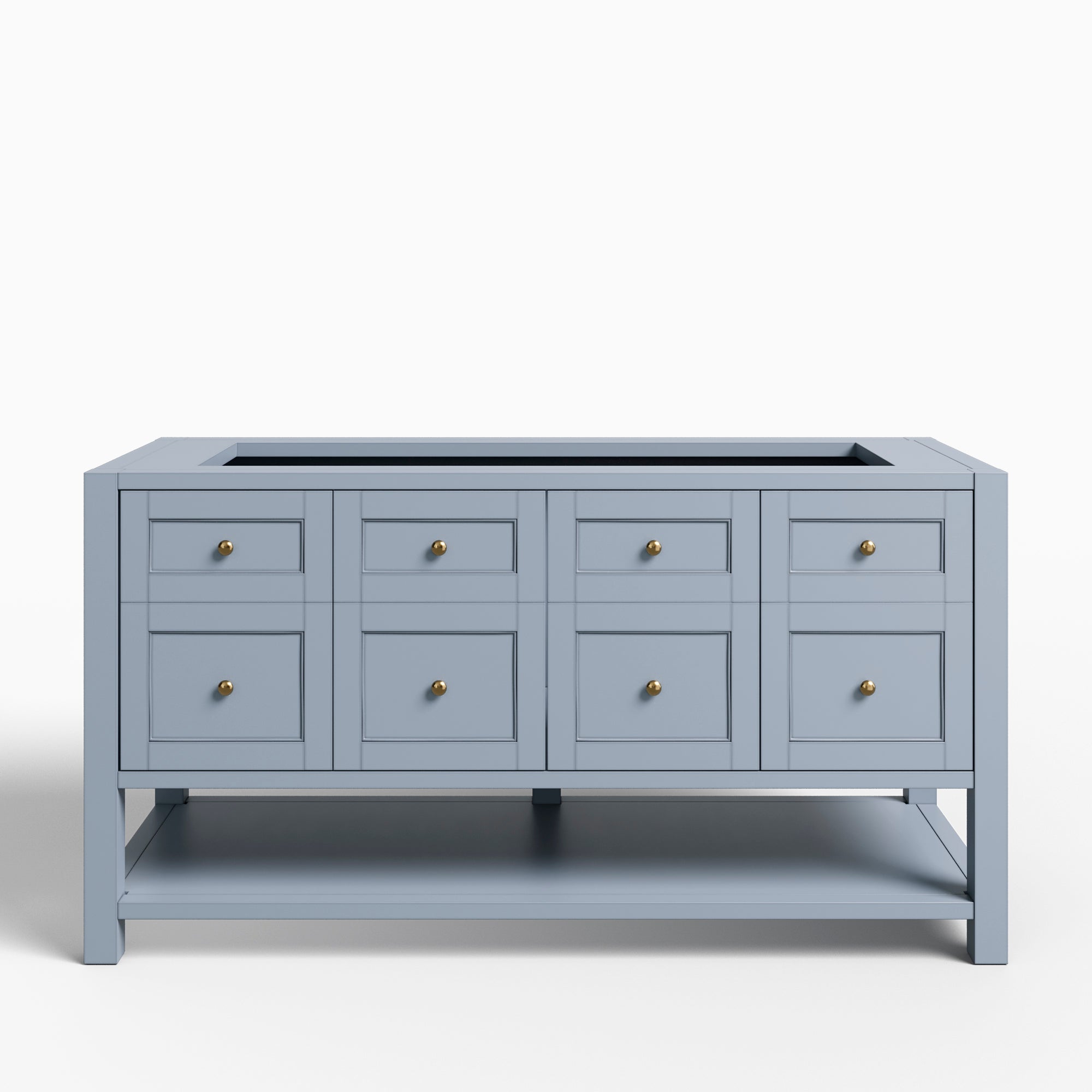 Bridgette 60" Double Vanity in Serenity Blue