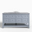 Bridgette 60" Single Vanity in Serenity Blue with 3 cm Parisien Bleu Quartz Top
