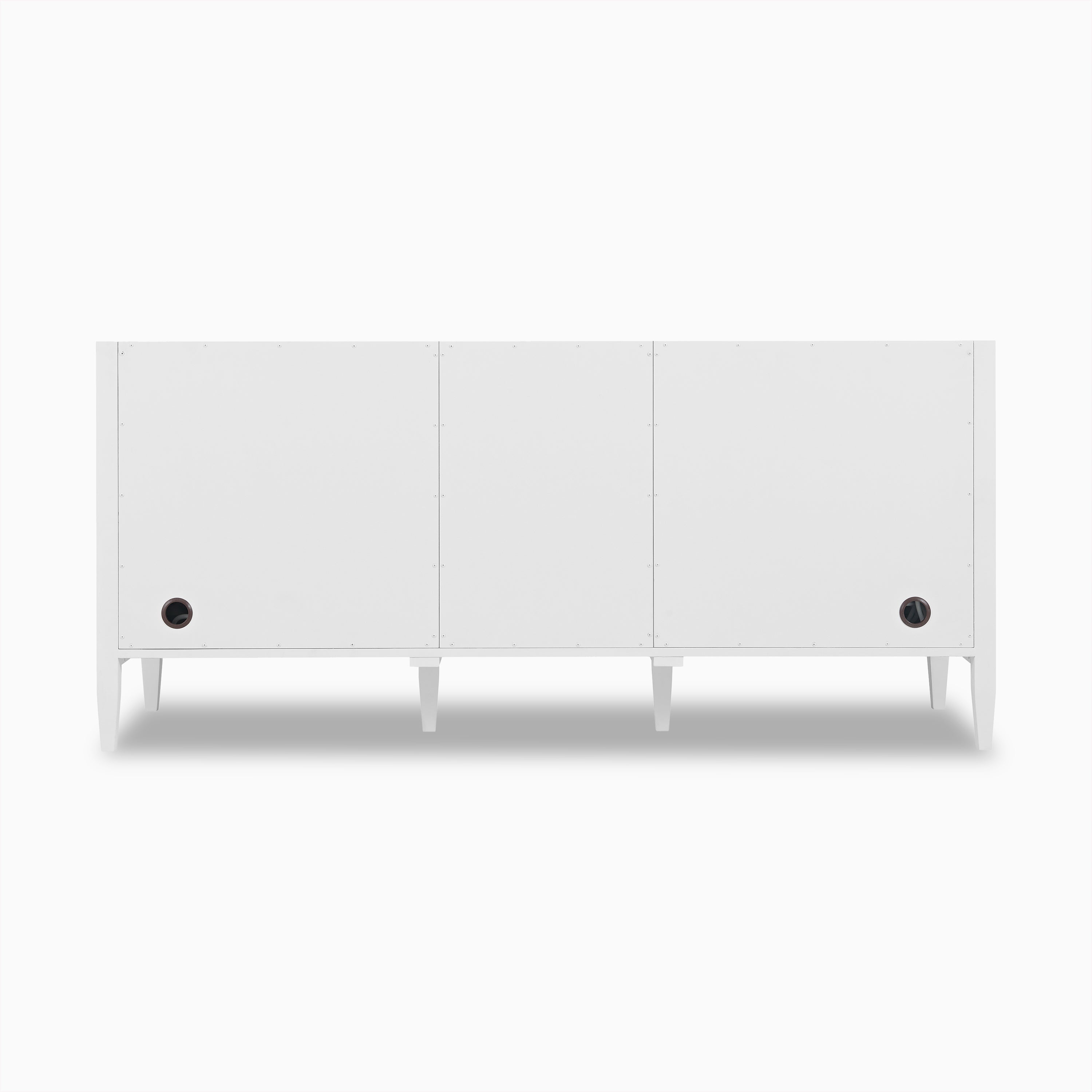 Sasha 72" Double Vanity in Bright White with 3 cm Victorian Silver Quartz Top