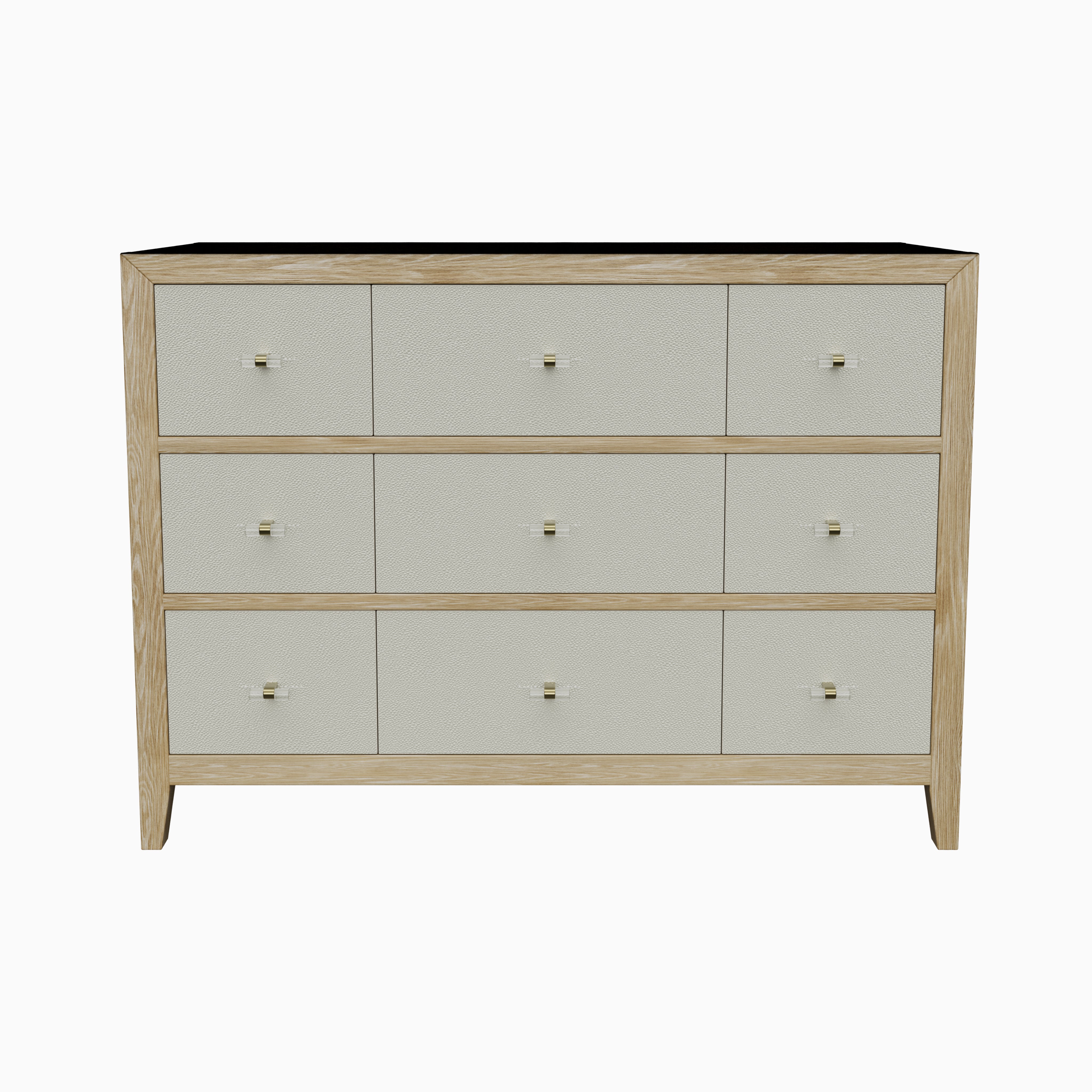 Daisy 48" Single Vanity in Sunwashed Oak with Embossed Shagreen