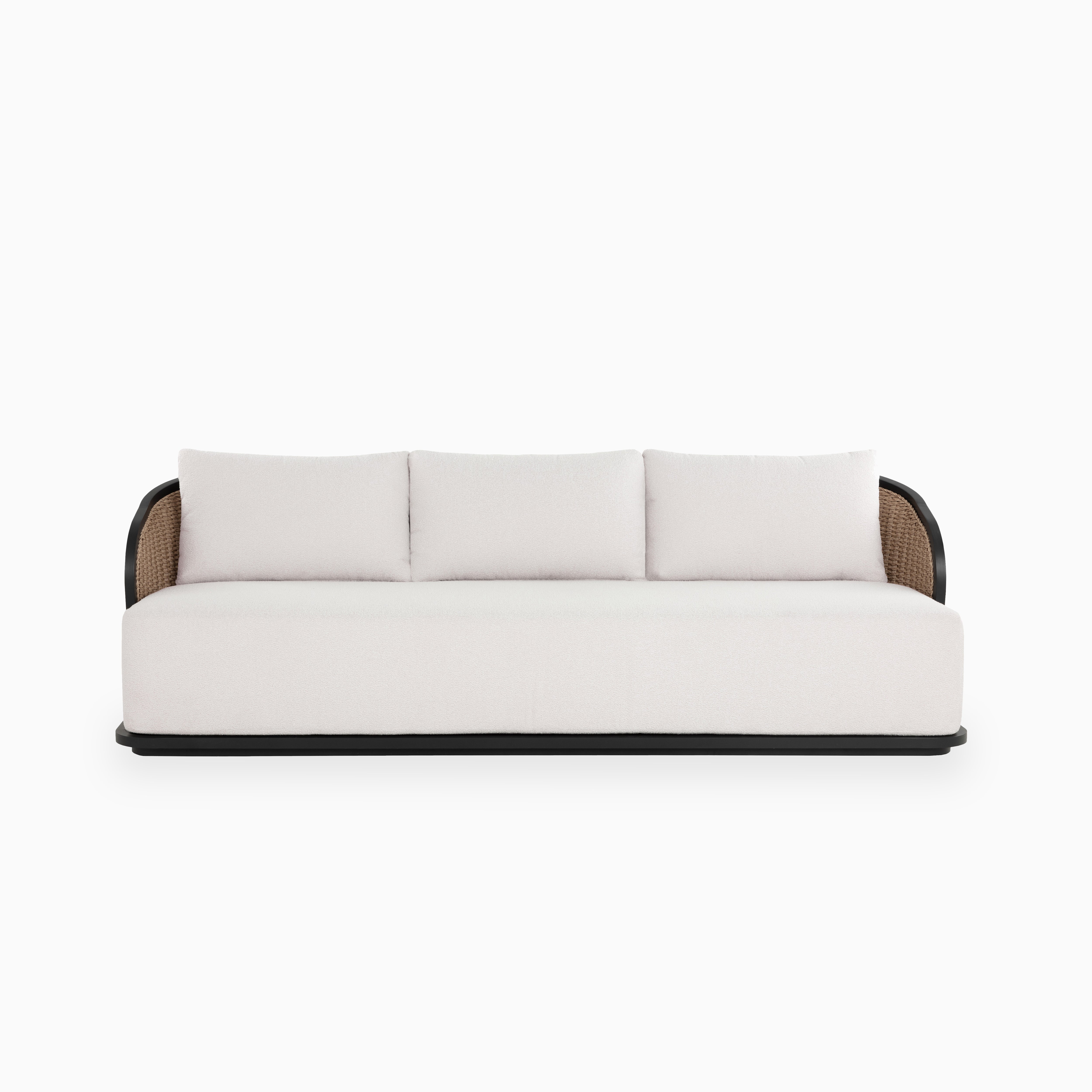 Sabine Outdoor Sofa in Cream