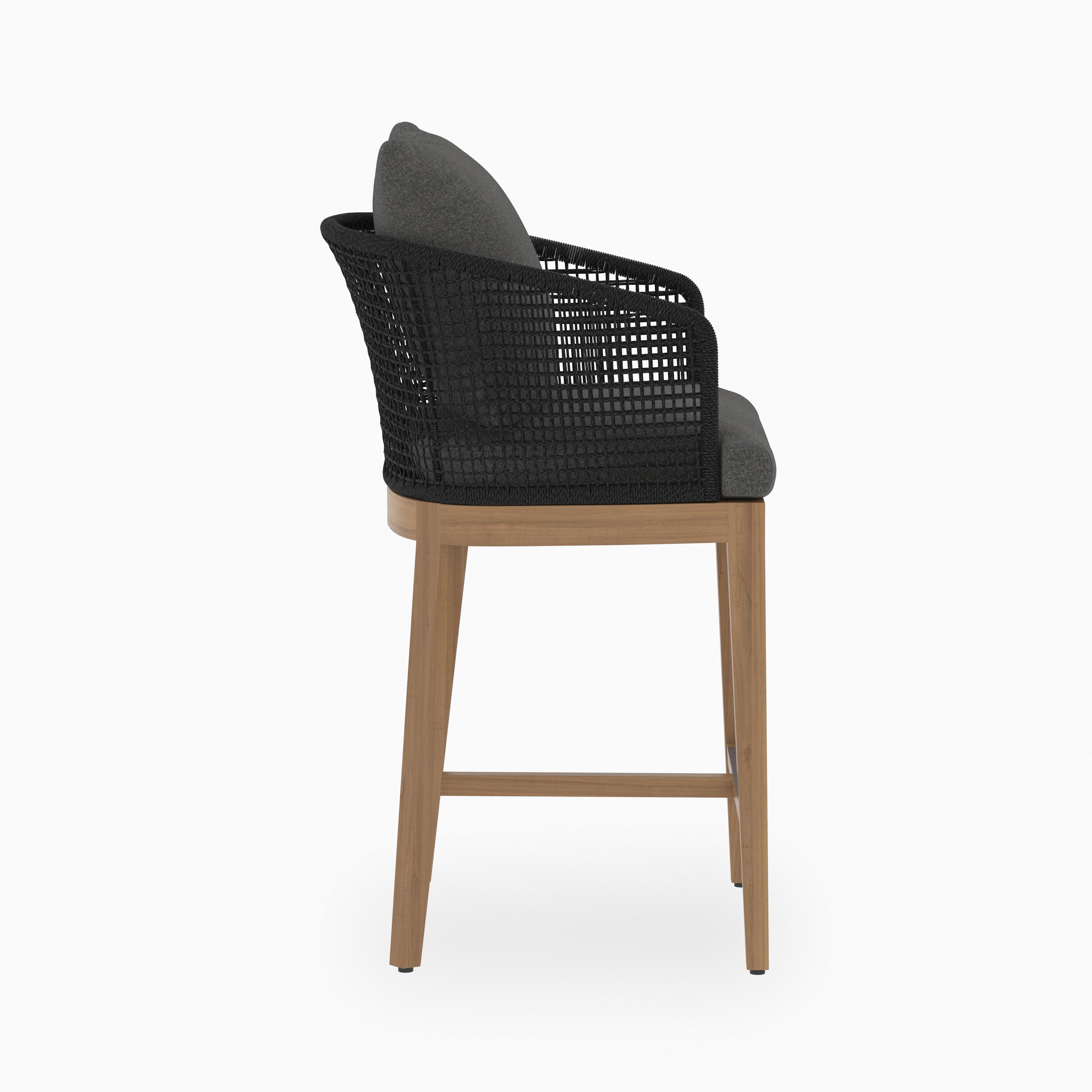 Mateo Outdoor Counter Stool in Grey