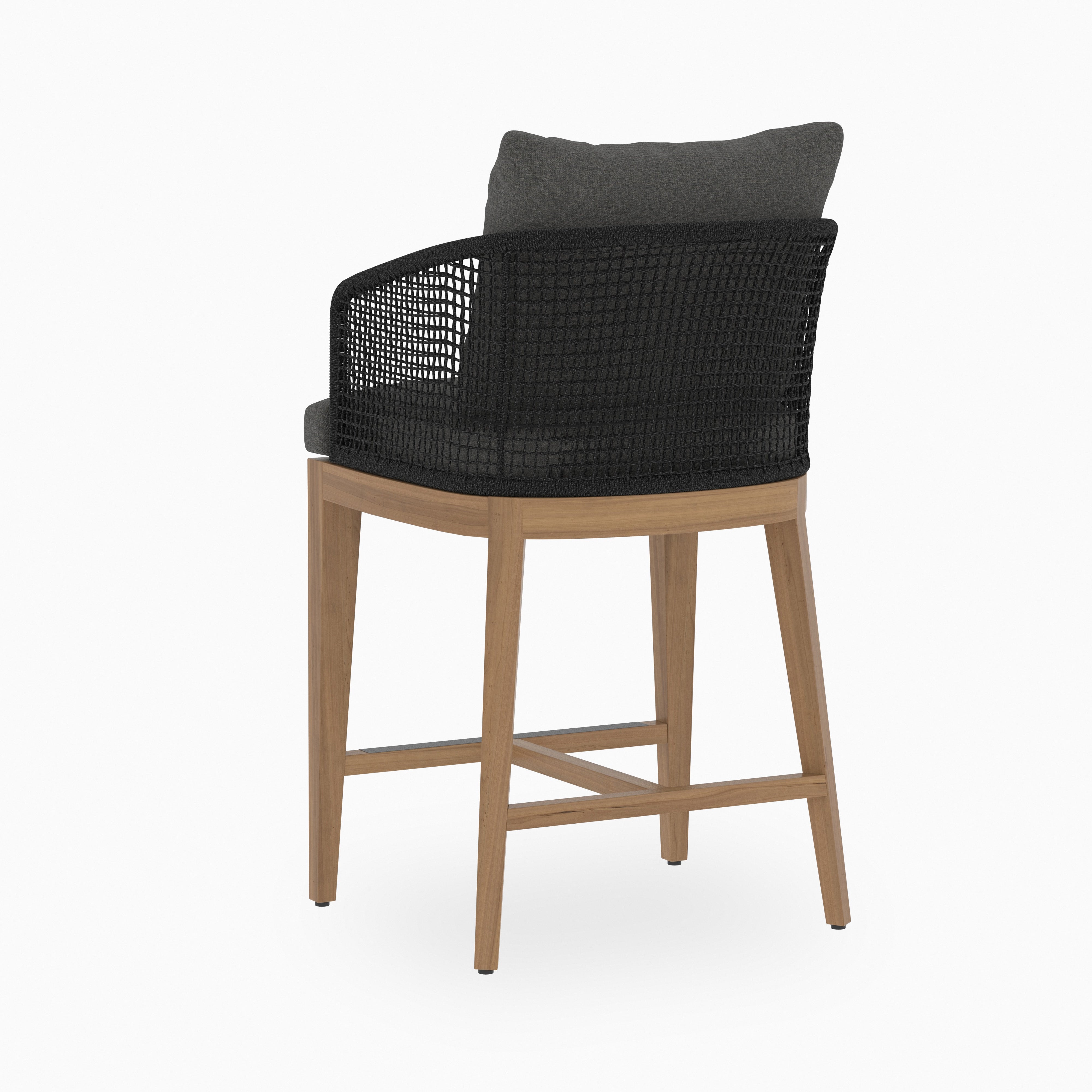 Mateo Outdoor Counter Stool in Grey