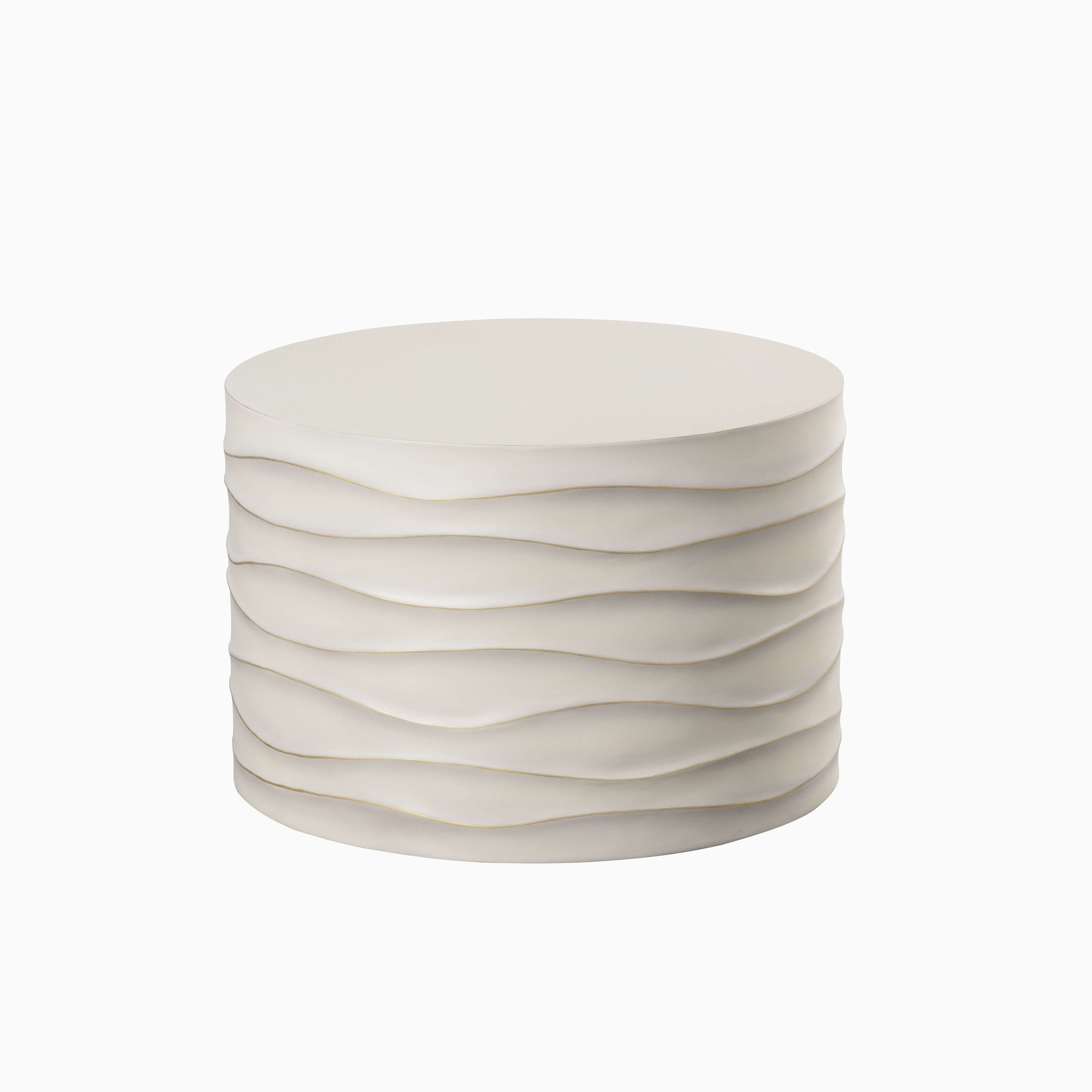 Lucien Outdoor Coffee Table in Cream