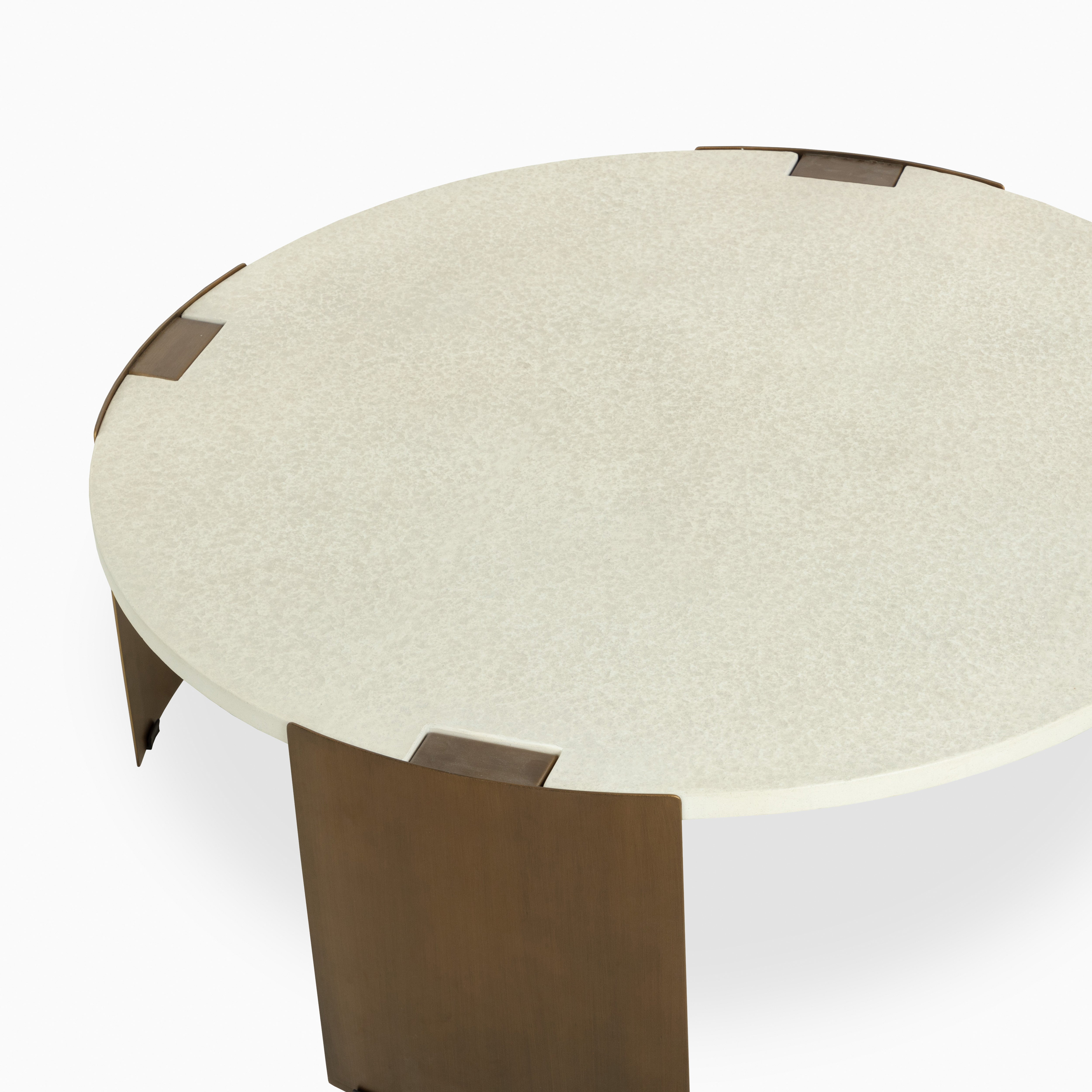 Remo Outdoor Coffee Table in Cream