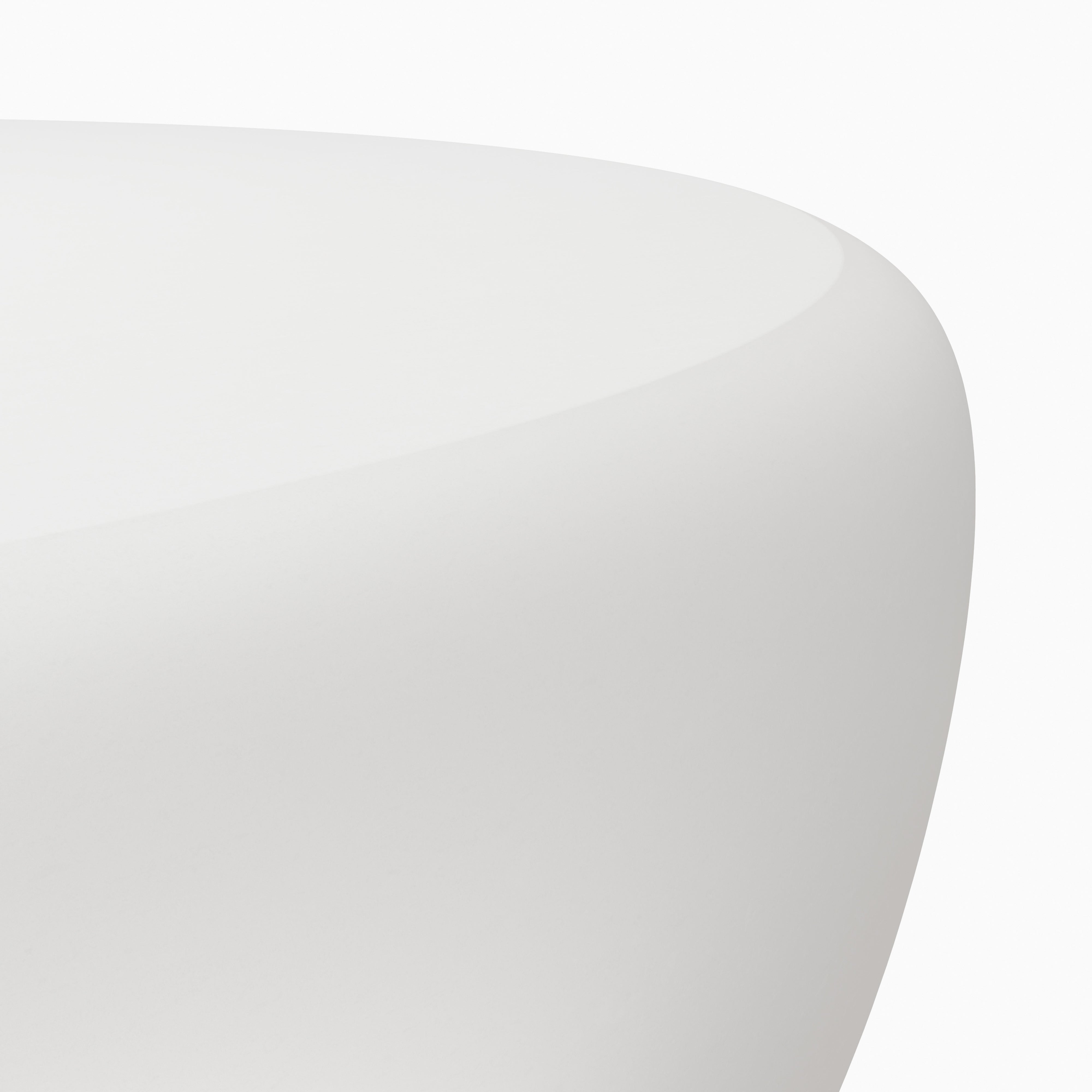 Alina Outdoor Coffee Table in White