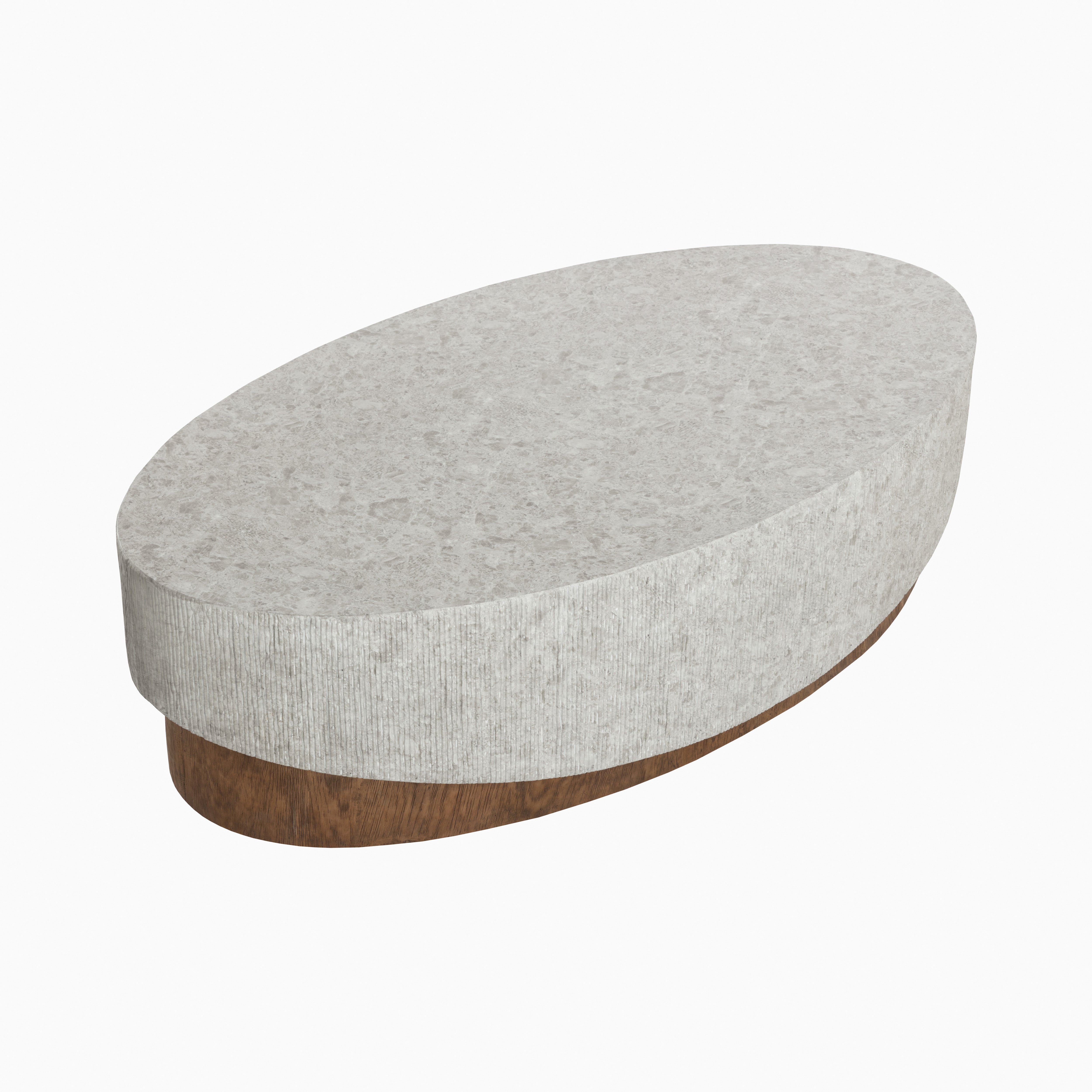 Leone Outdoor Coffee Table in Grey