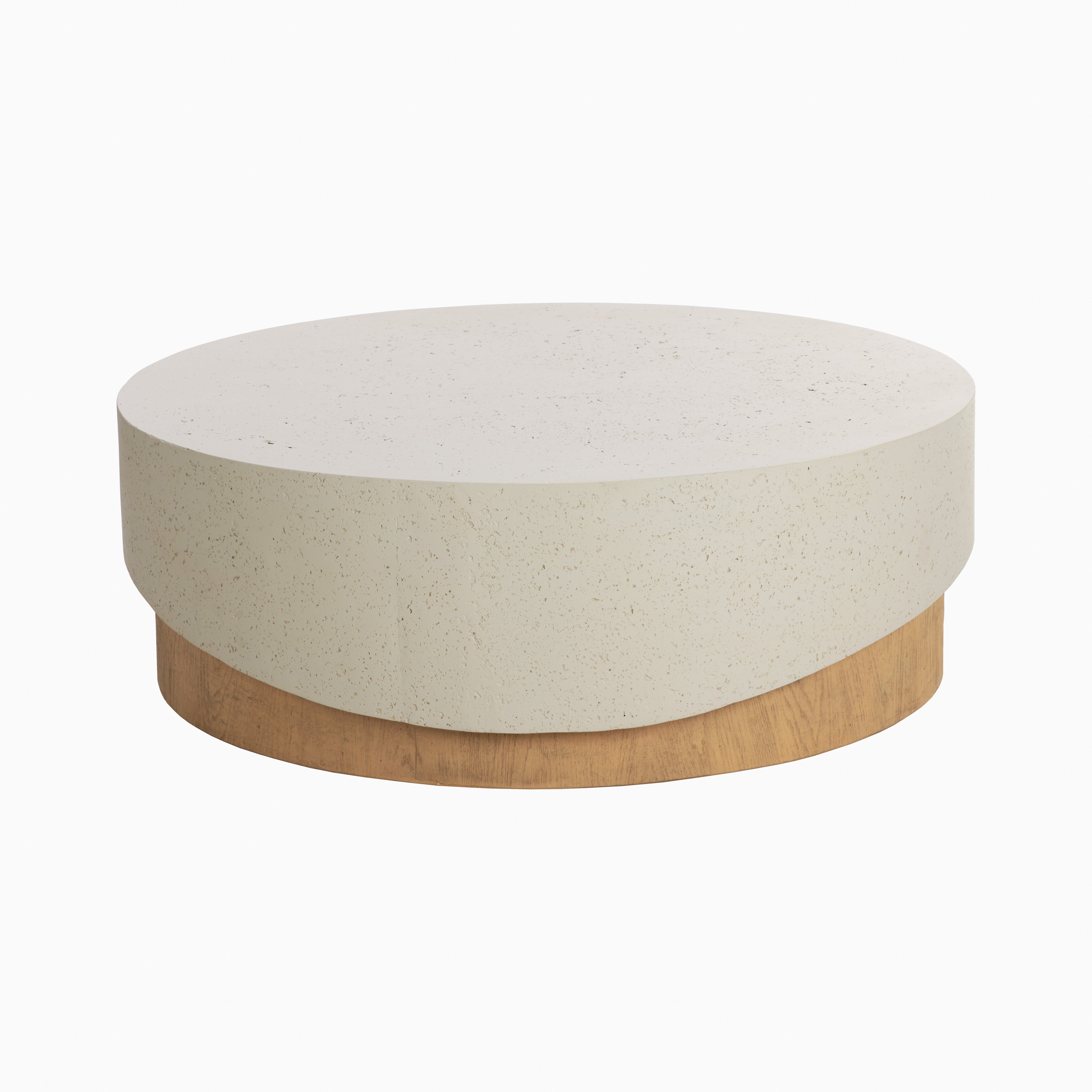 Lina Outdoor Coffee Table in Cream