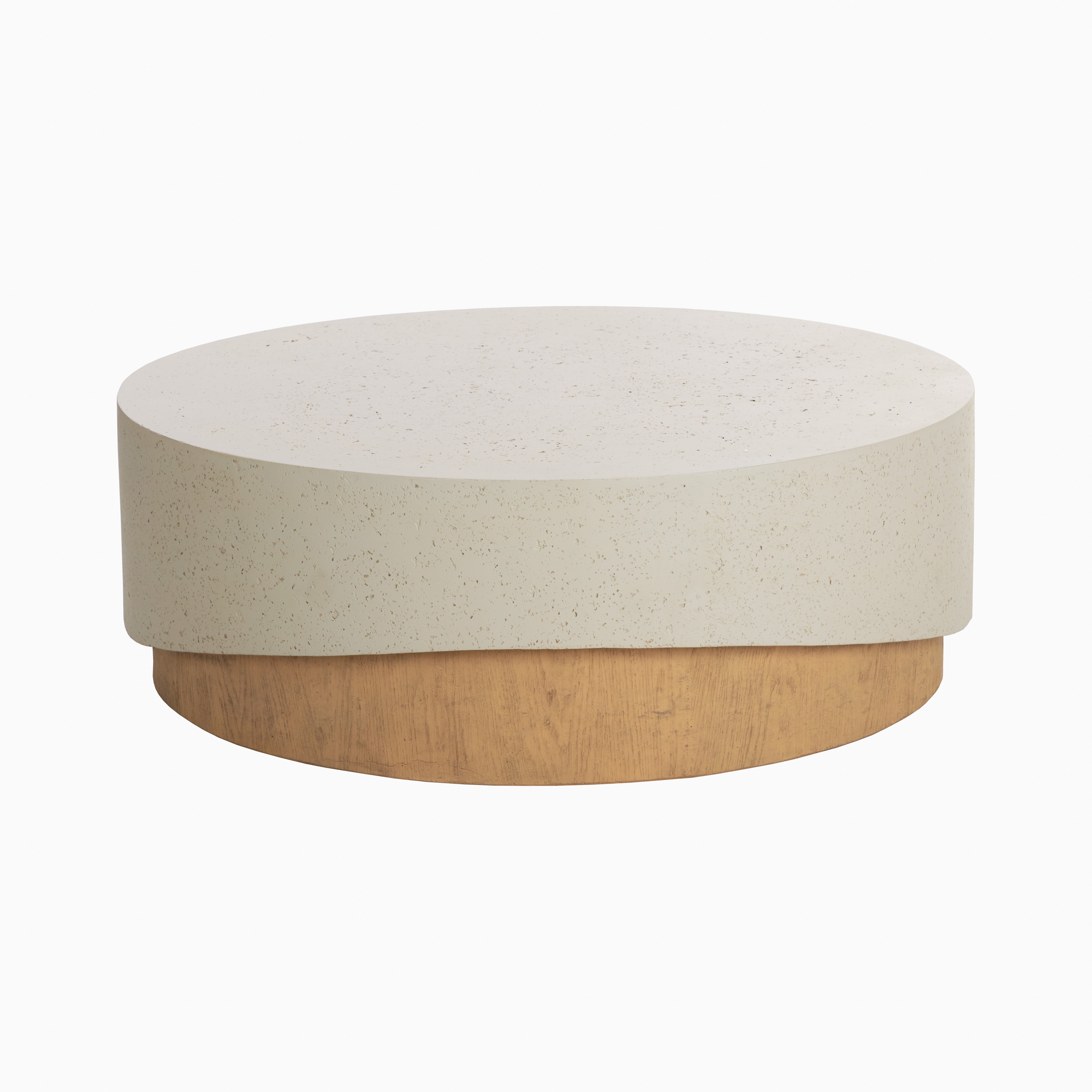 Lina Outdoor Coffee Table in Cream
