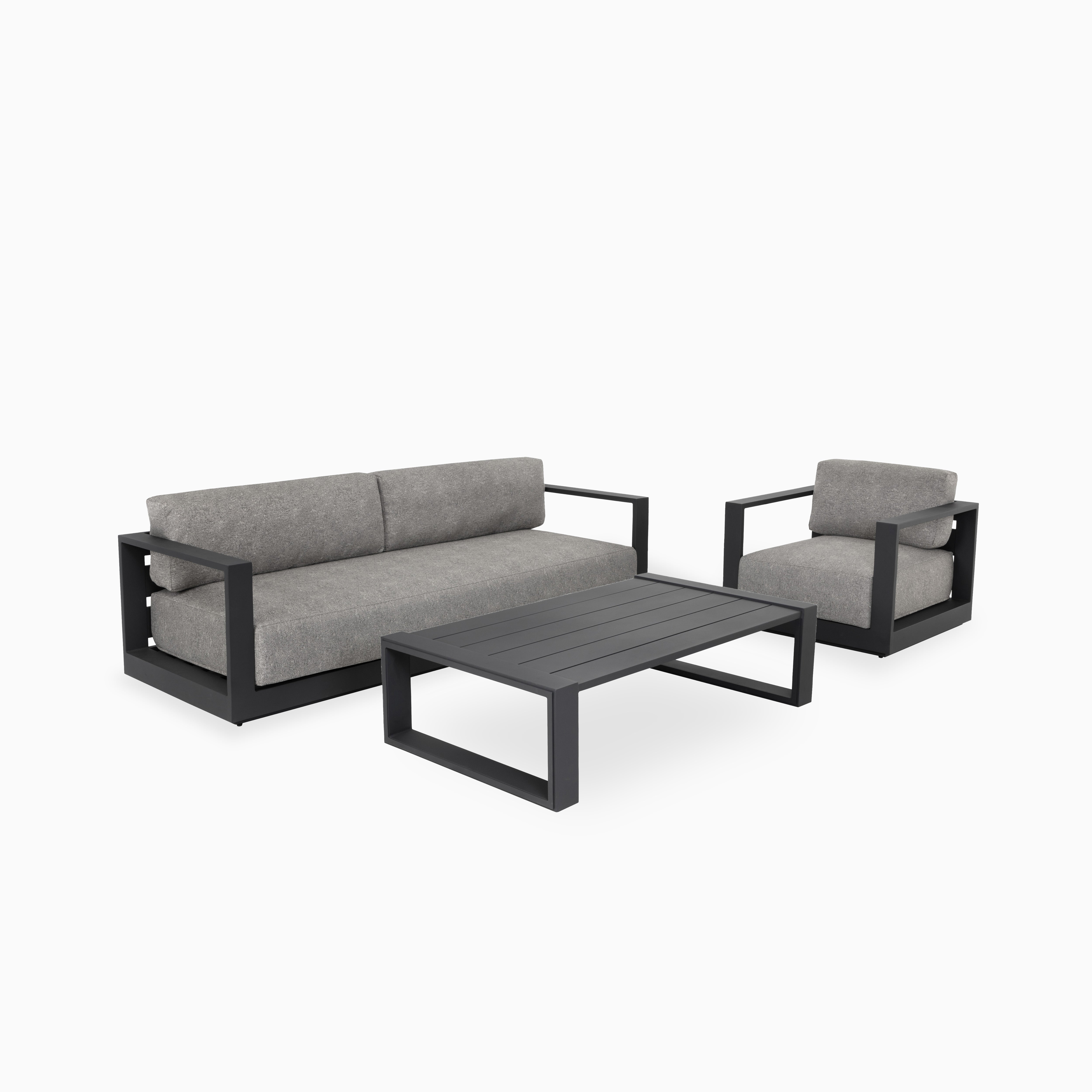 Noa Outdoor Sofa in Grey
