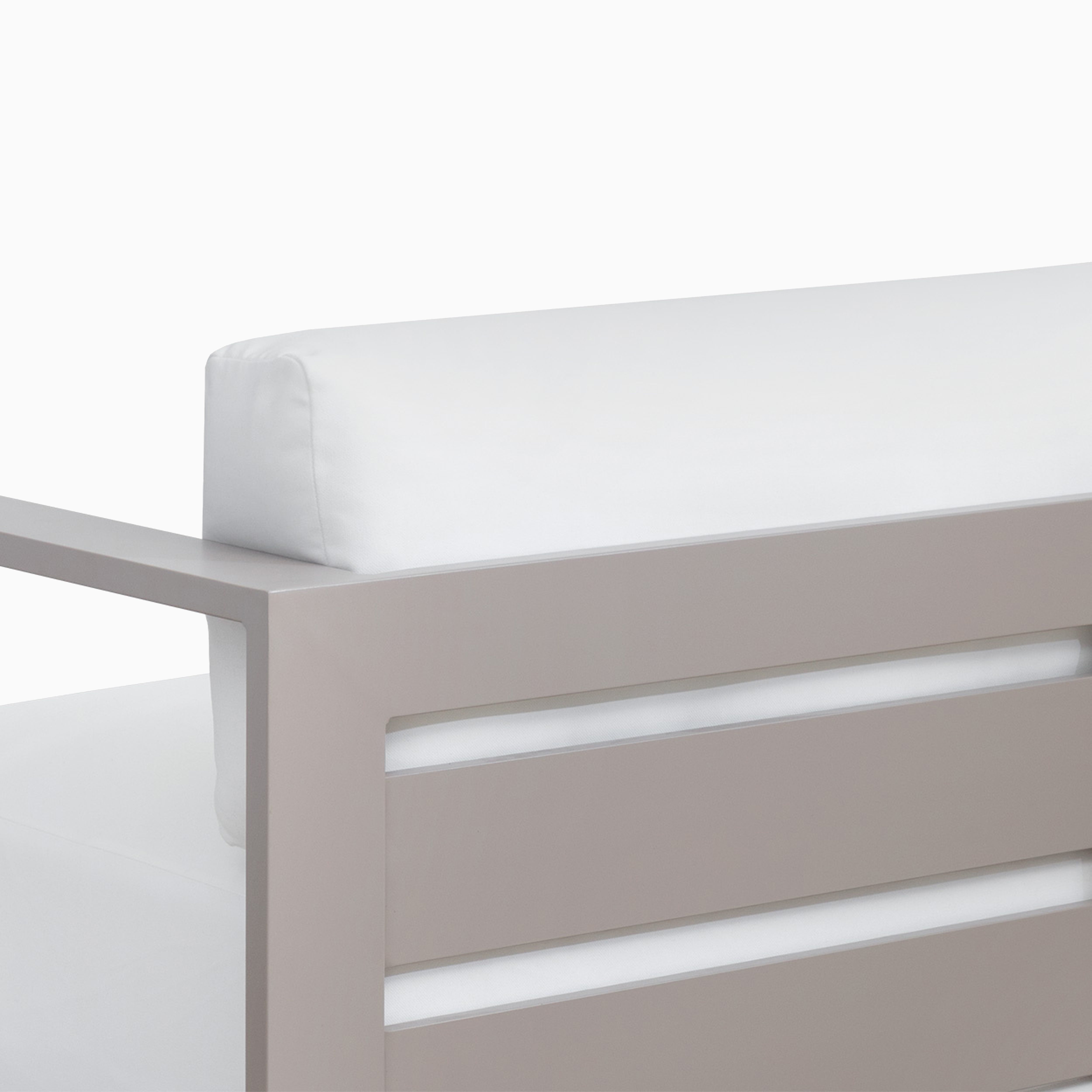 Noa Outdoor Sofa in White