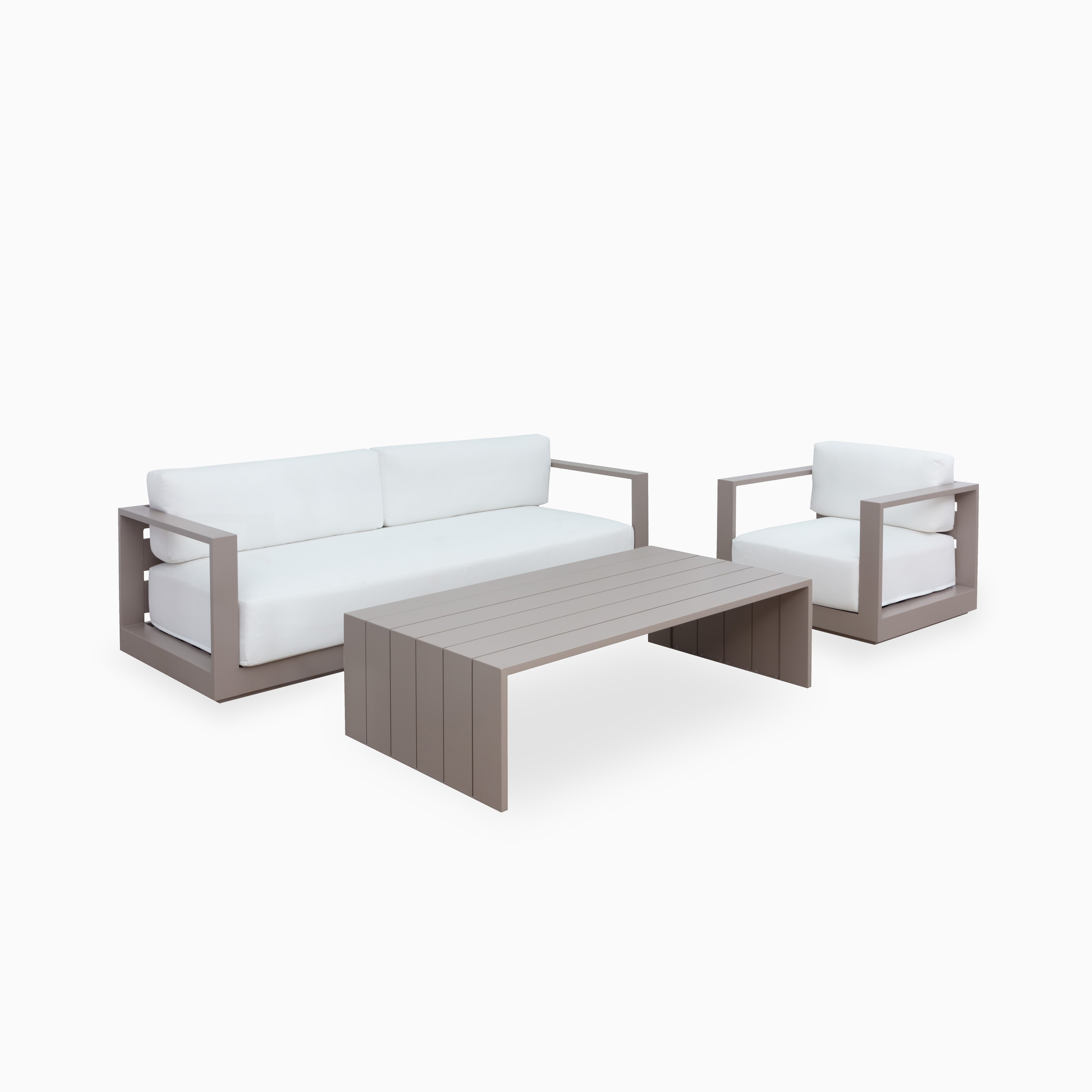 Noa Outdoor Sofa in White