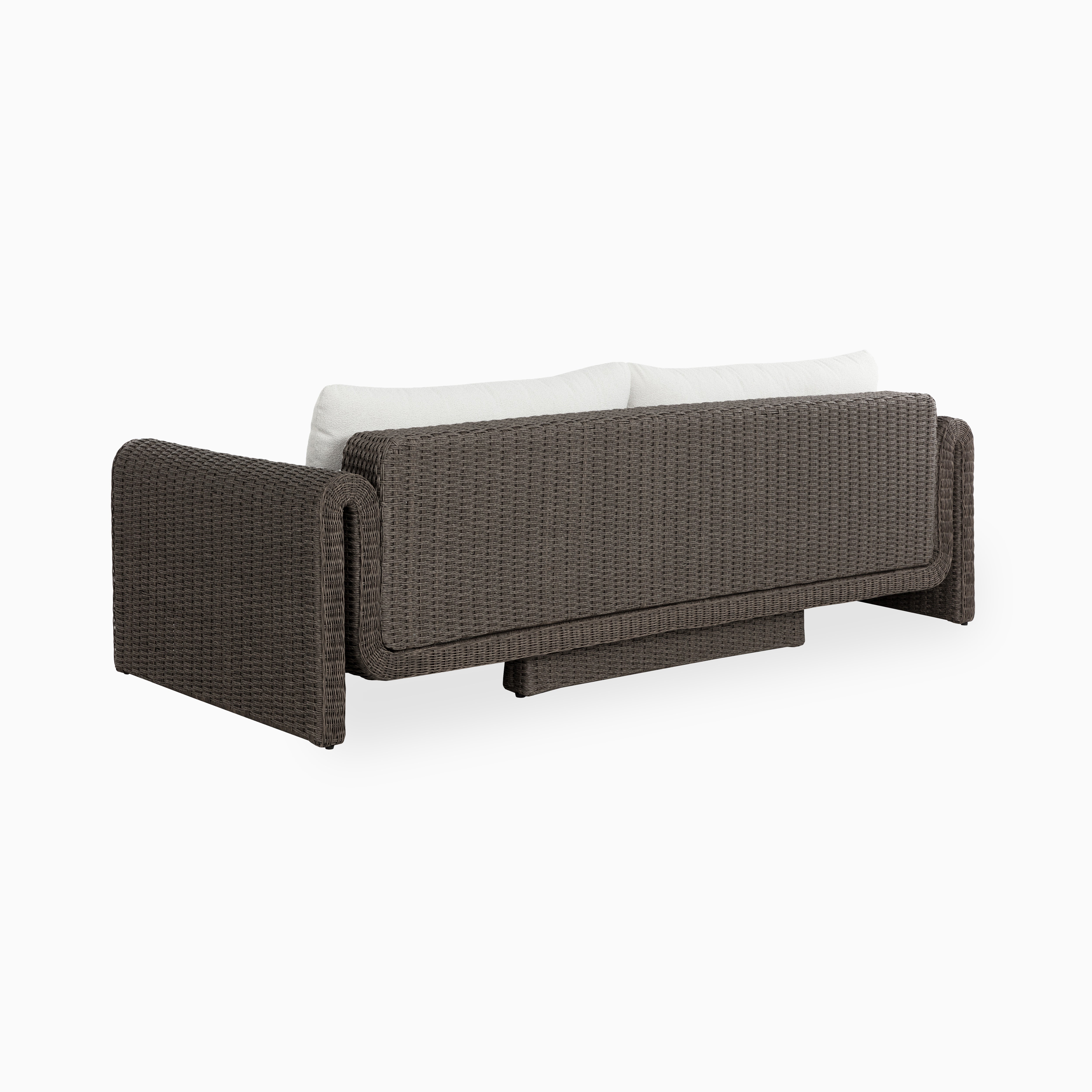 Maelle Outdoor Sofa in Grey/Cream