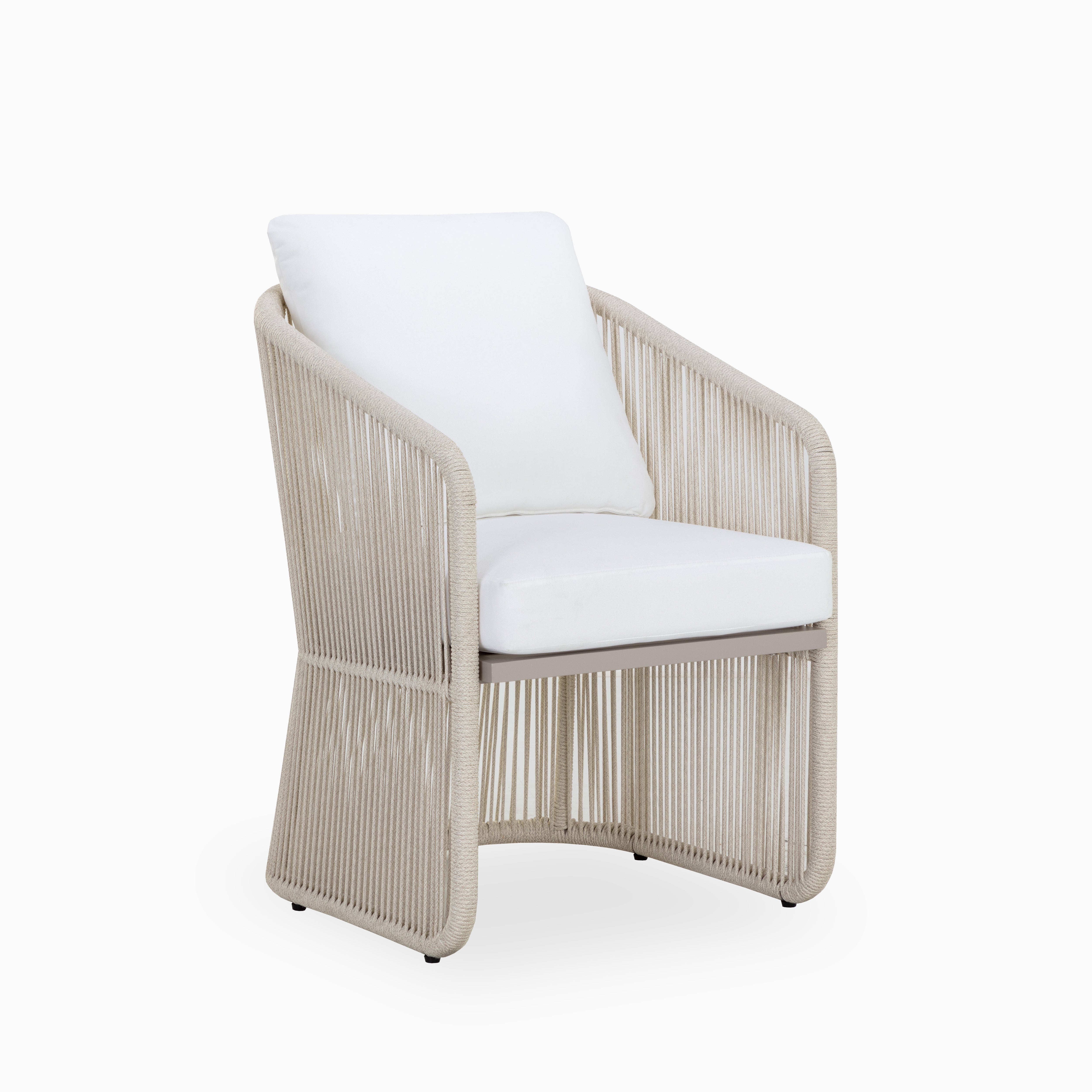 Laveo Outdoor Dining Chair in White