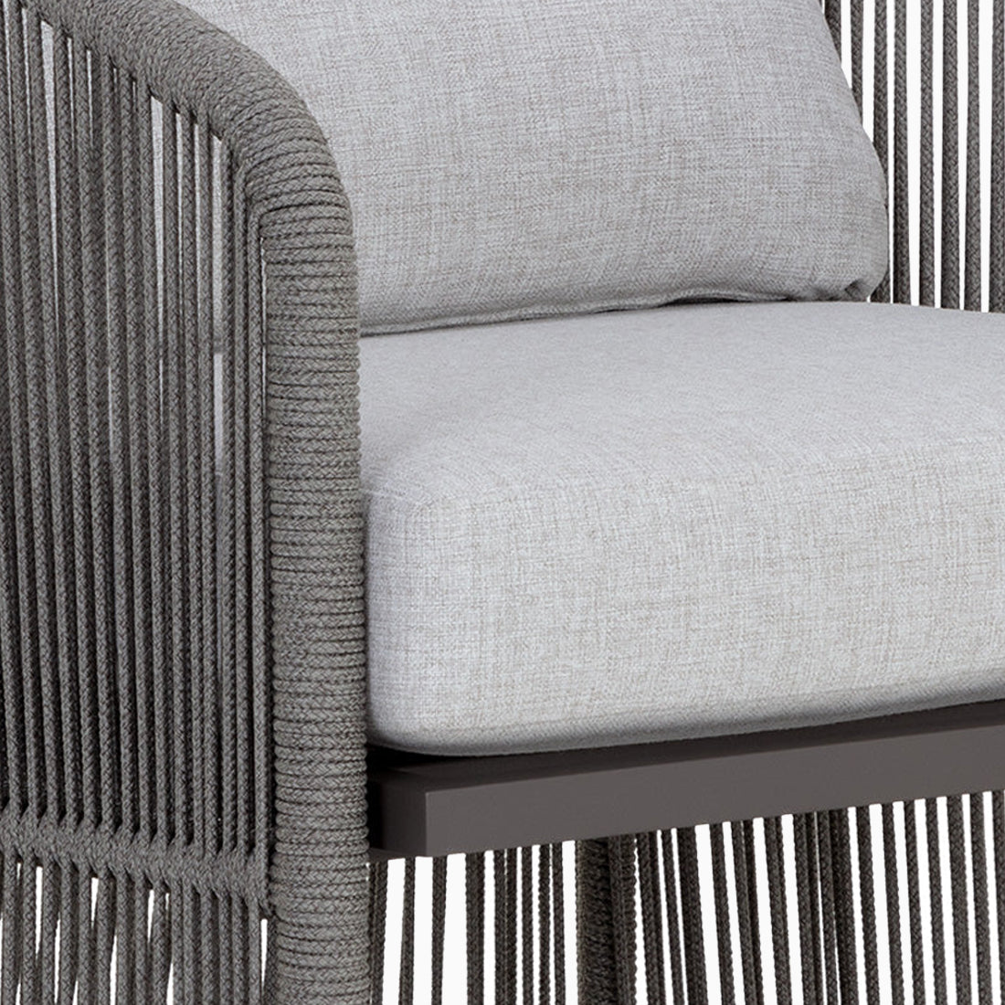 Laveo Outdoor Dining Chair in Grey