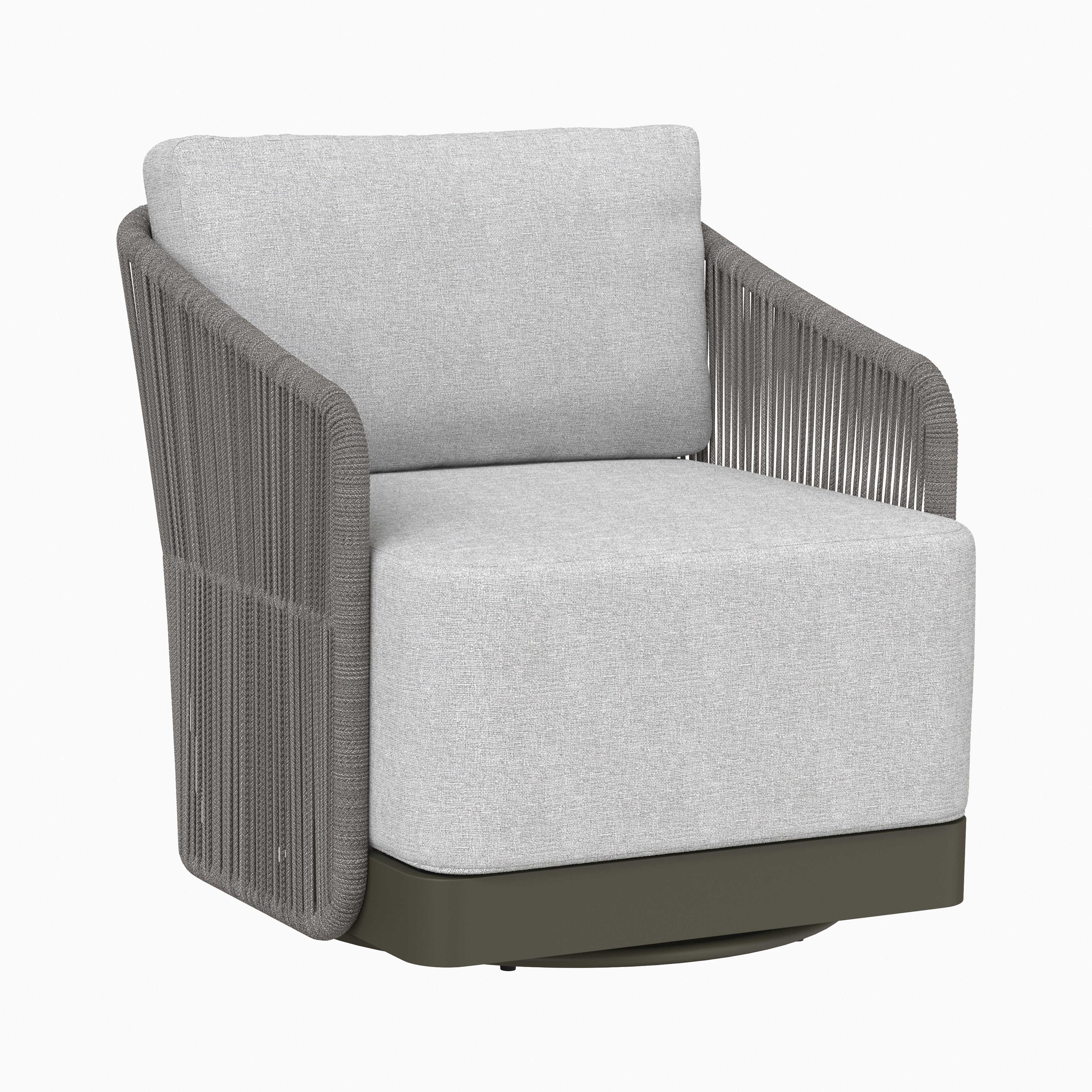 Laveo Outdoor Swivel Chair in Grey