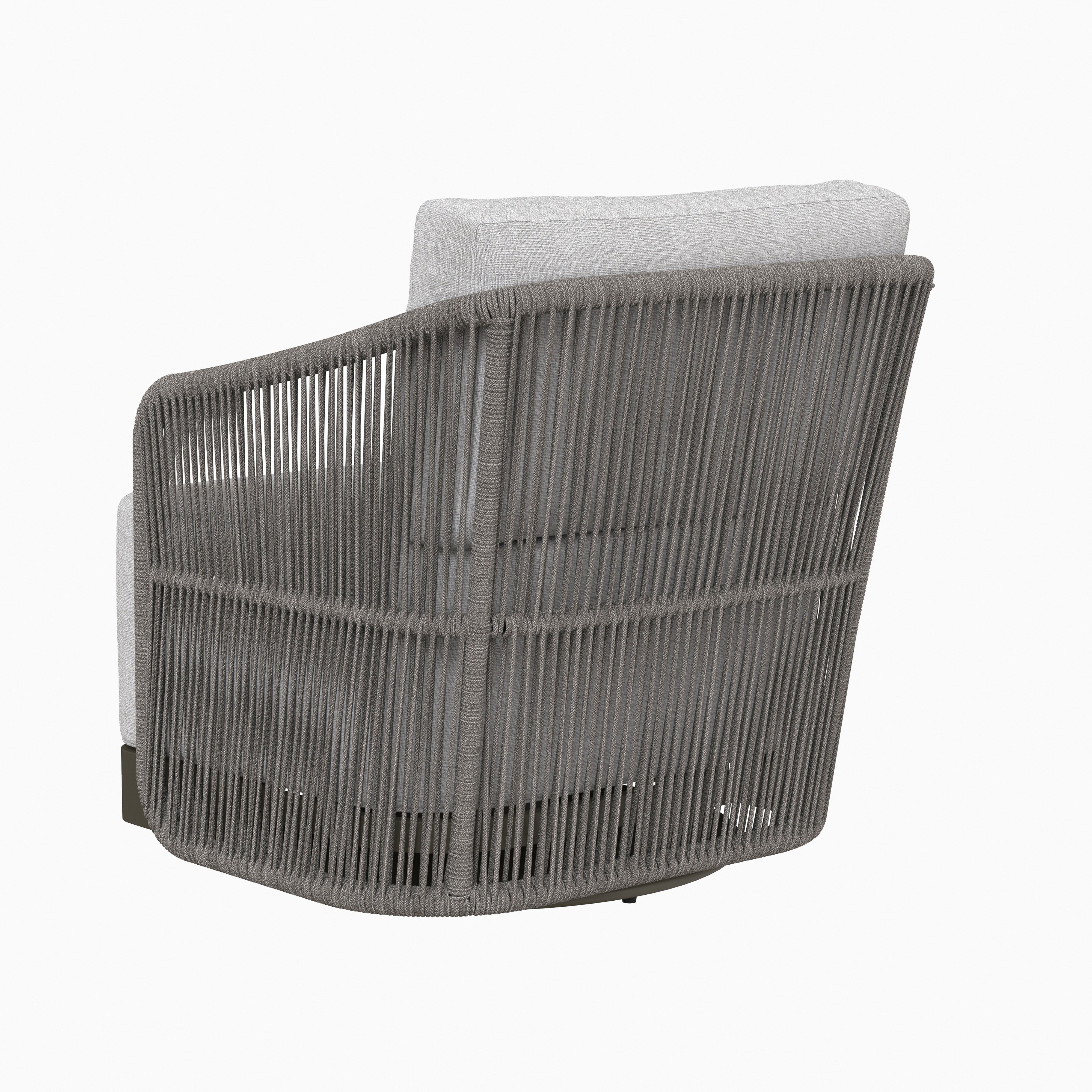 Laveo Outdoor Swivel Chair in Grey