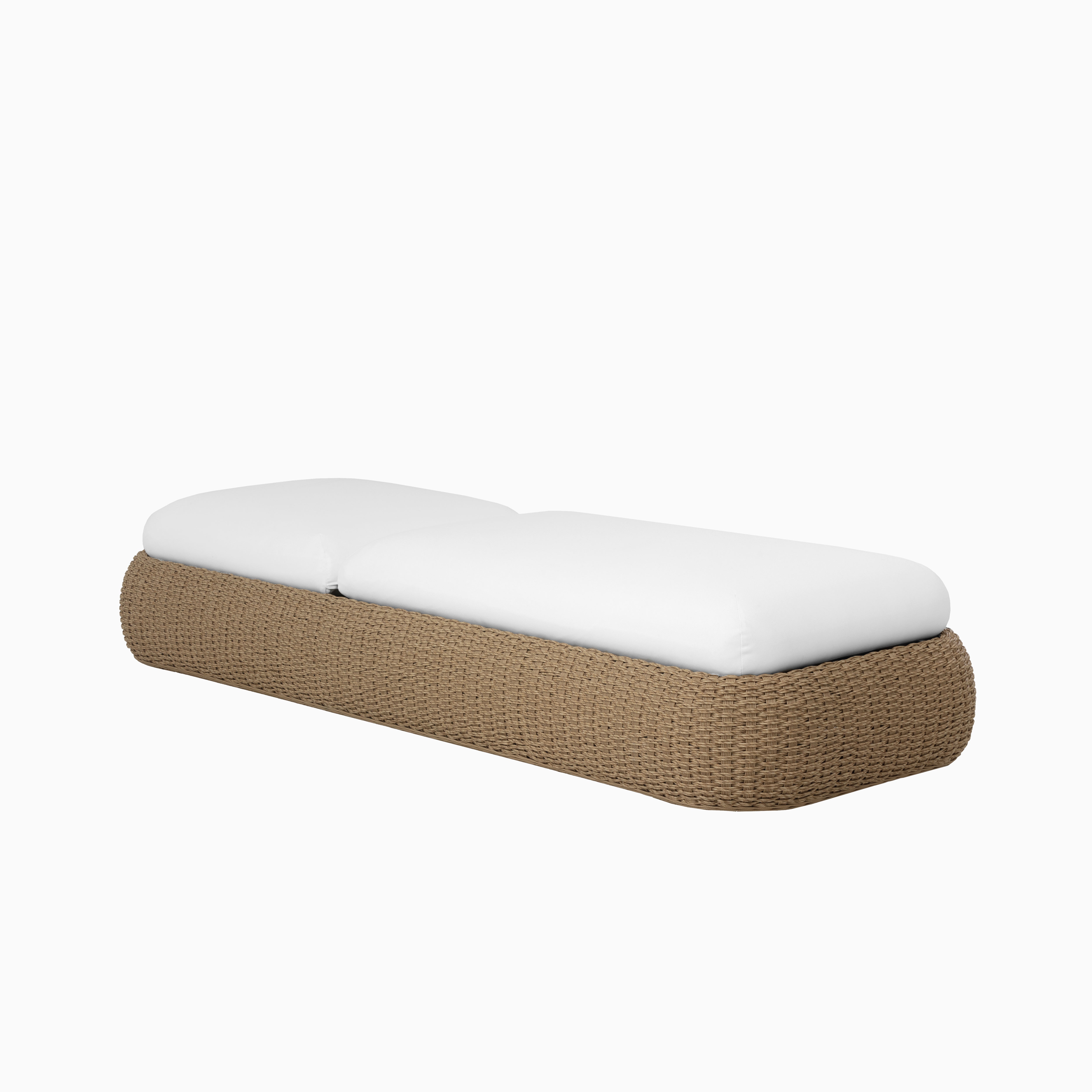 Solena Outdoor Lounger in White