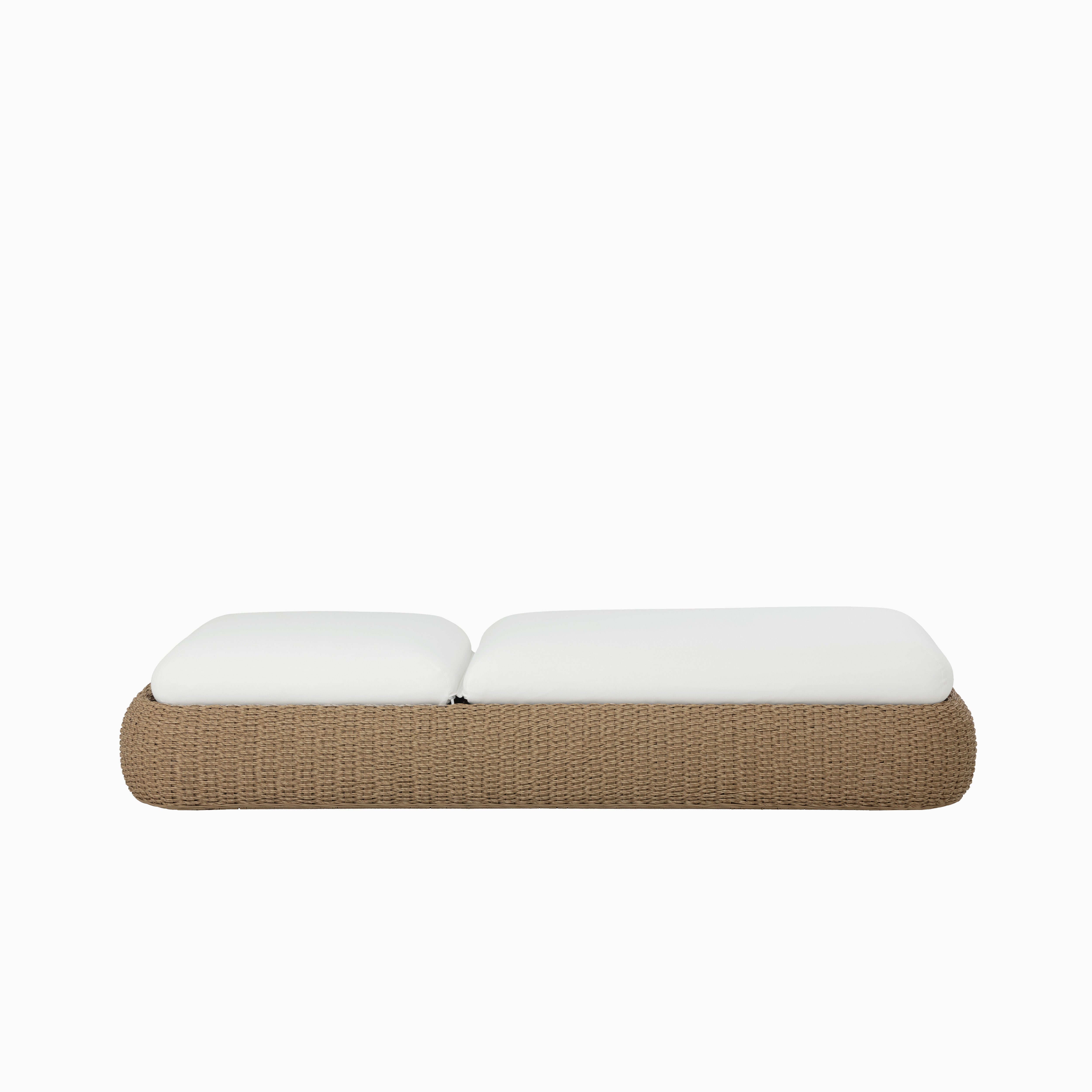 Solena Outdoor Lounger in White