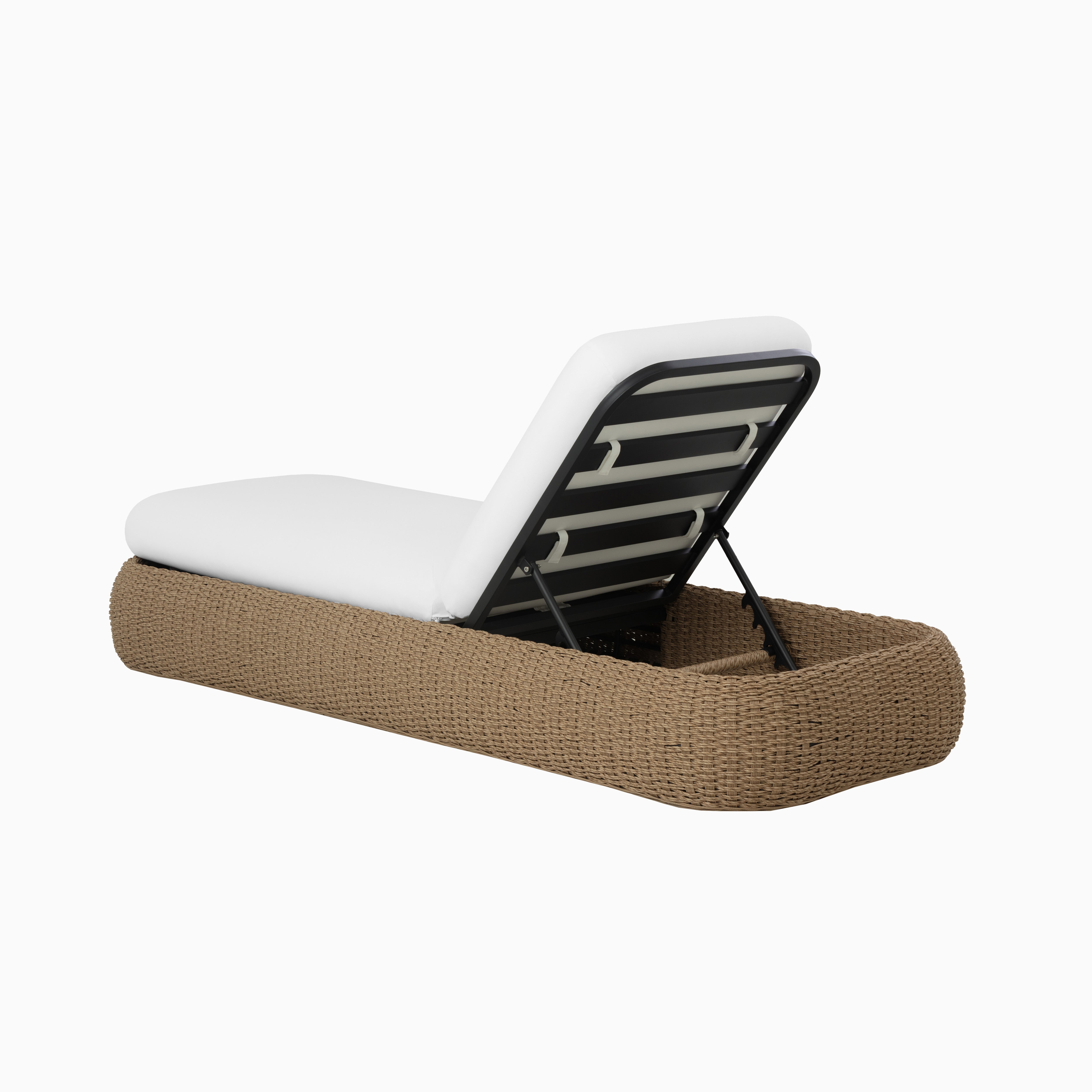 Solena Outdoor Lounger in White