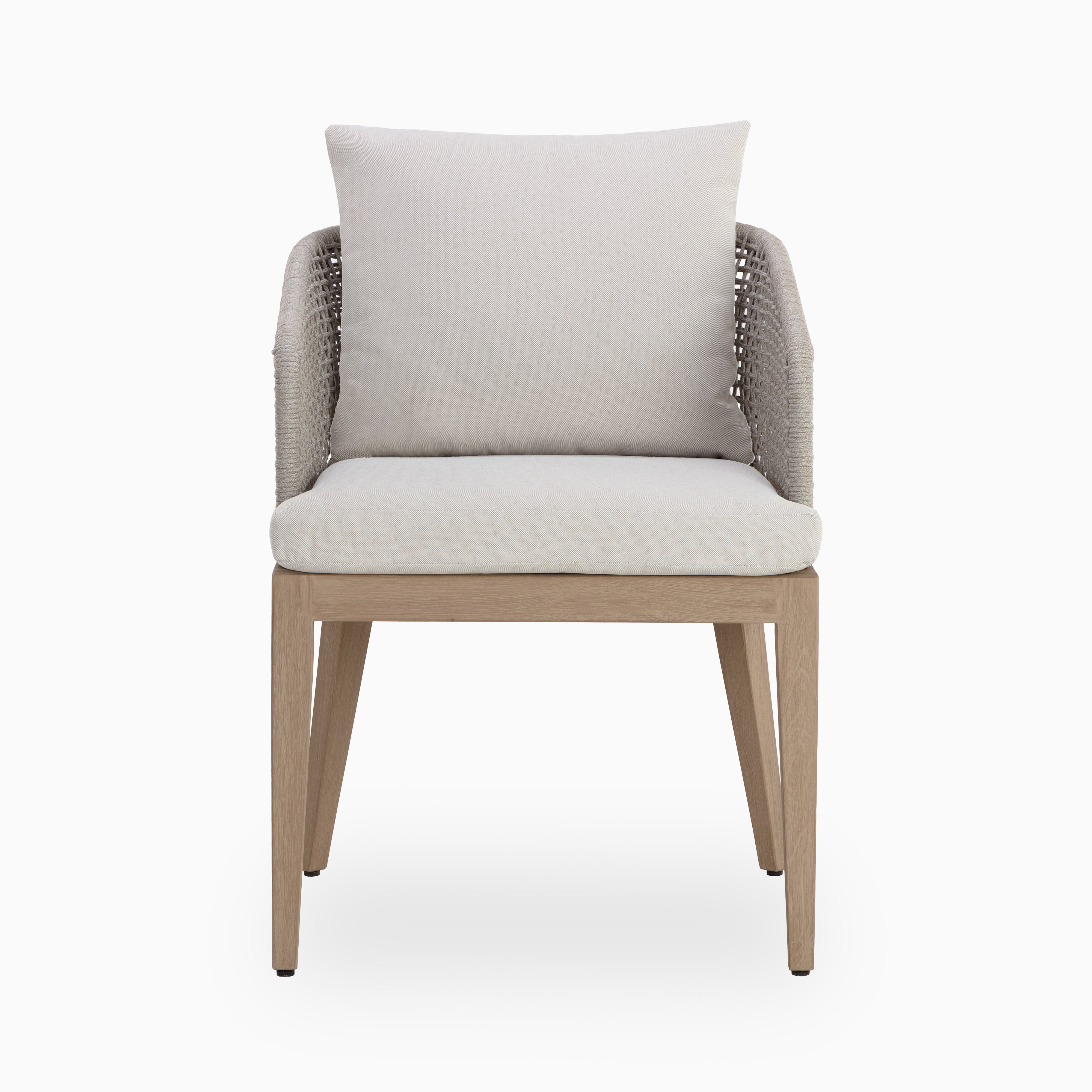 Mateo Outdoor Dining Chair in Cream