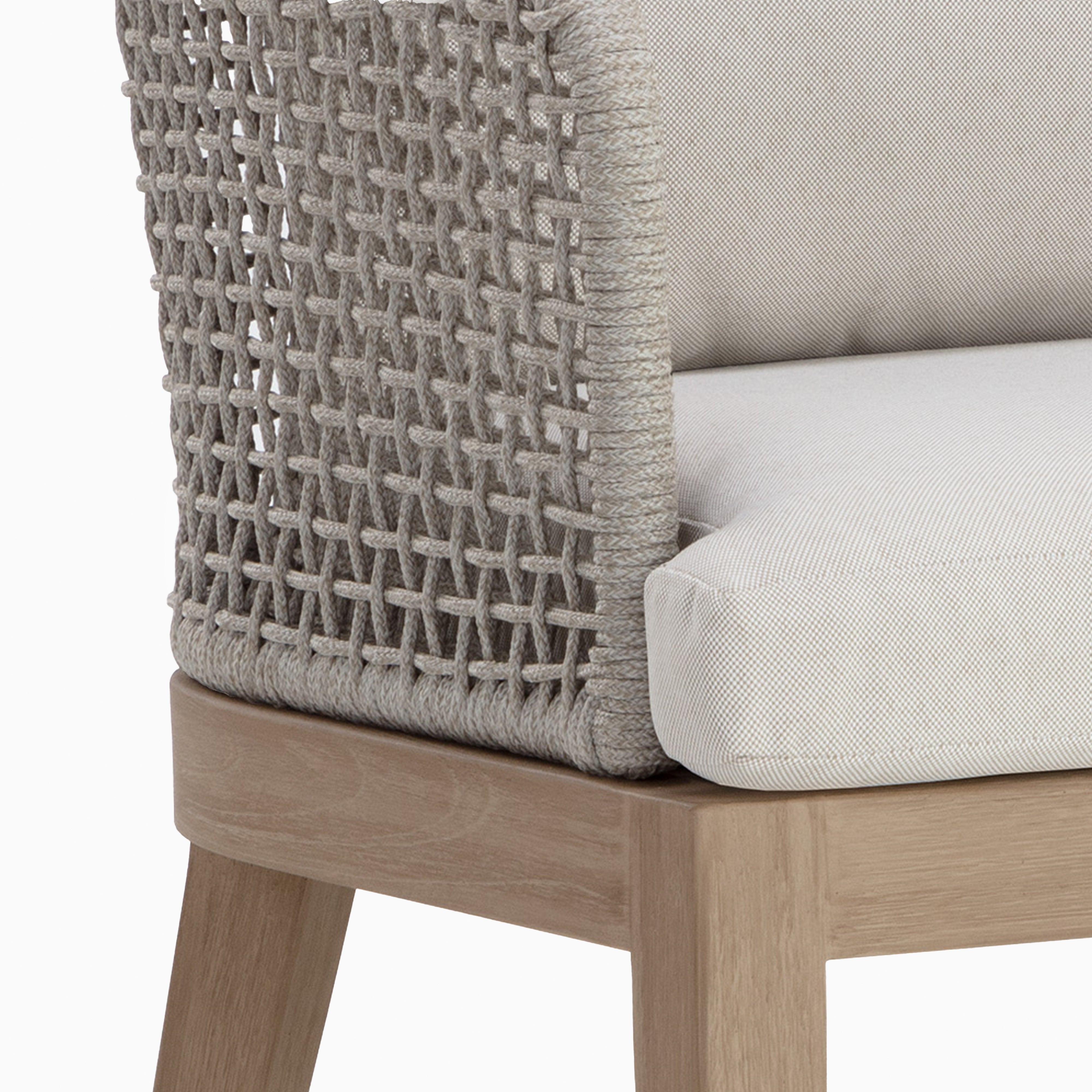 Mateo Outdoor Dining Chair in Cream