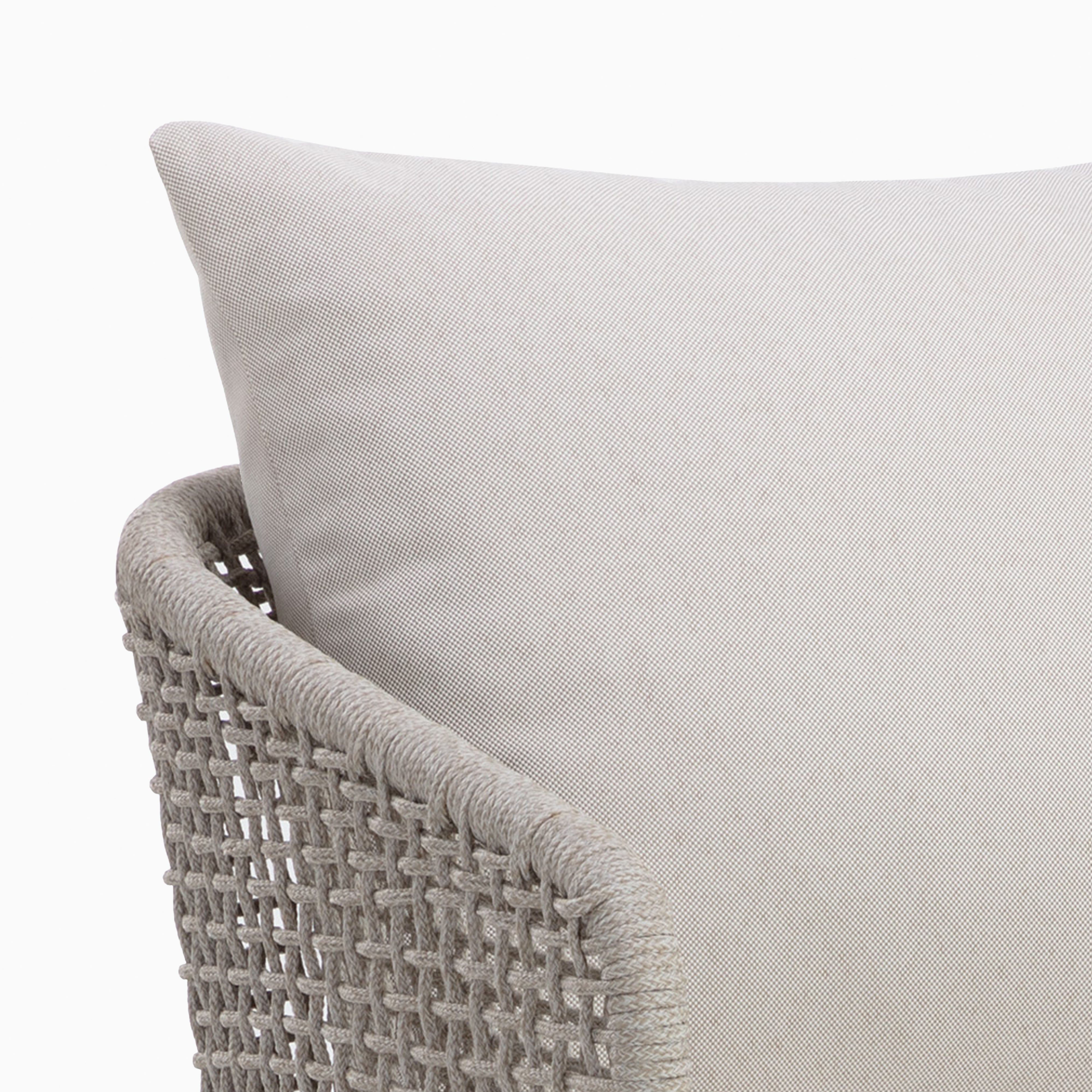 Mateo Outdoor Dining Chair in Cream
