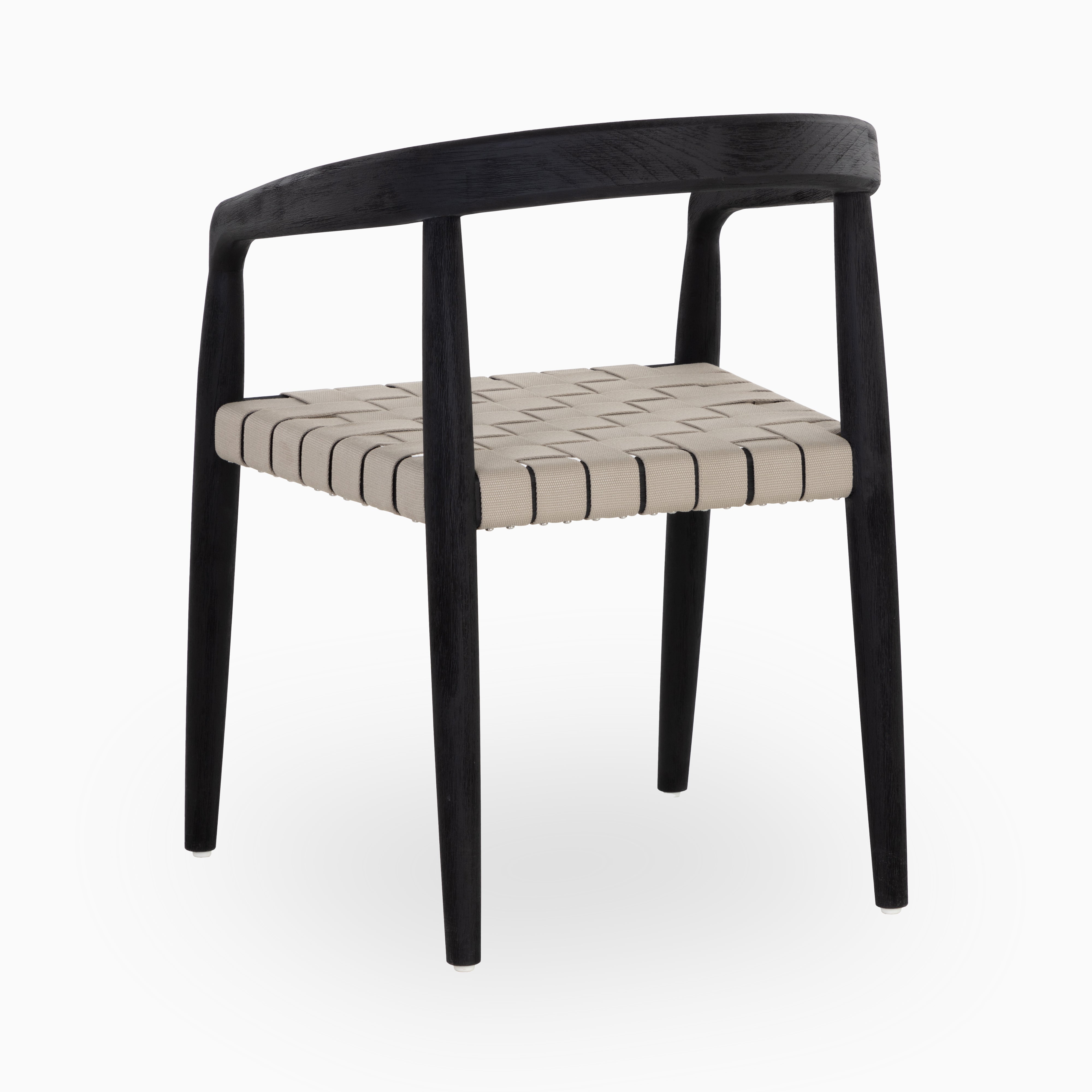 Marek Outdoor Dining Chair in Grey