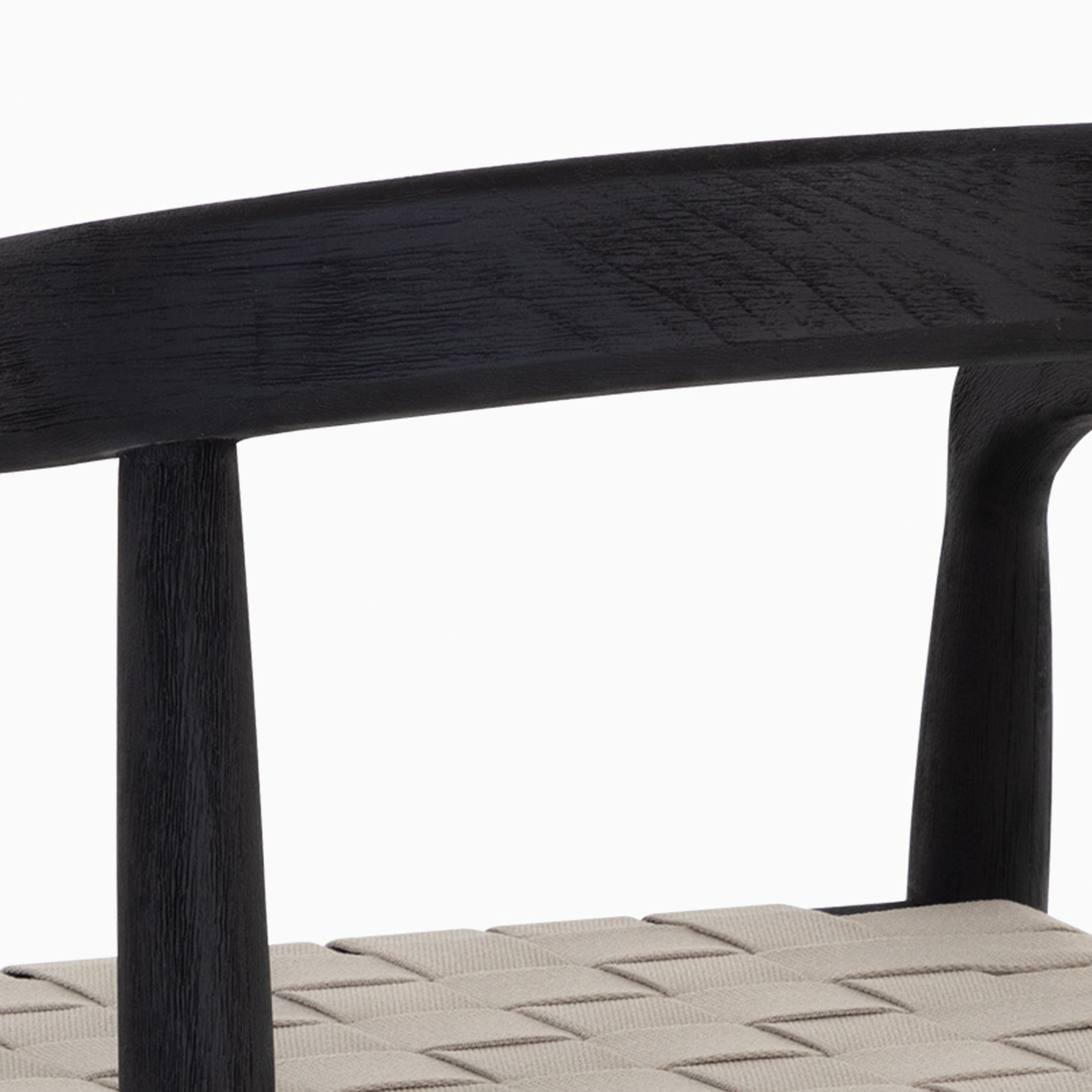 Marek Outdoor Dining Chair in Grey