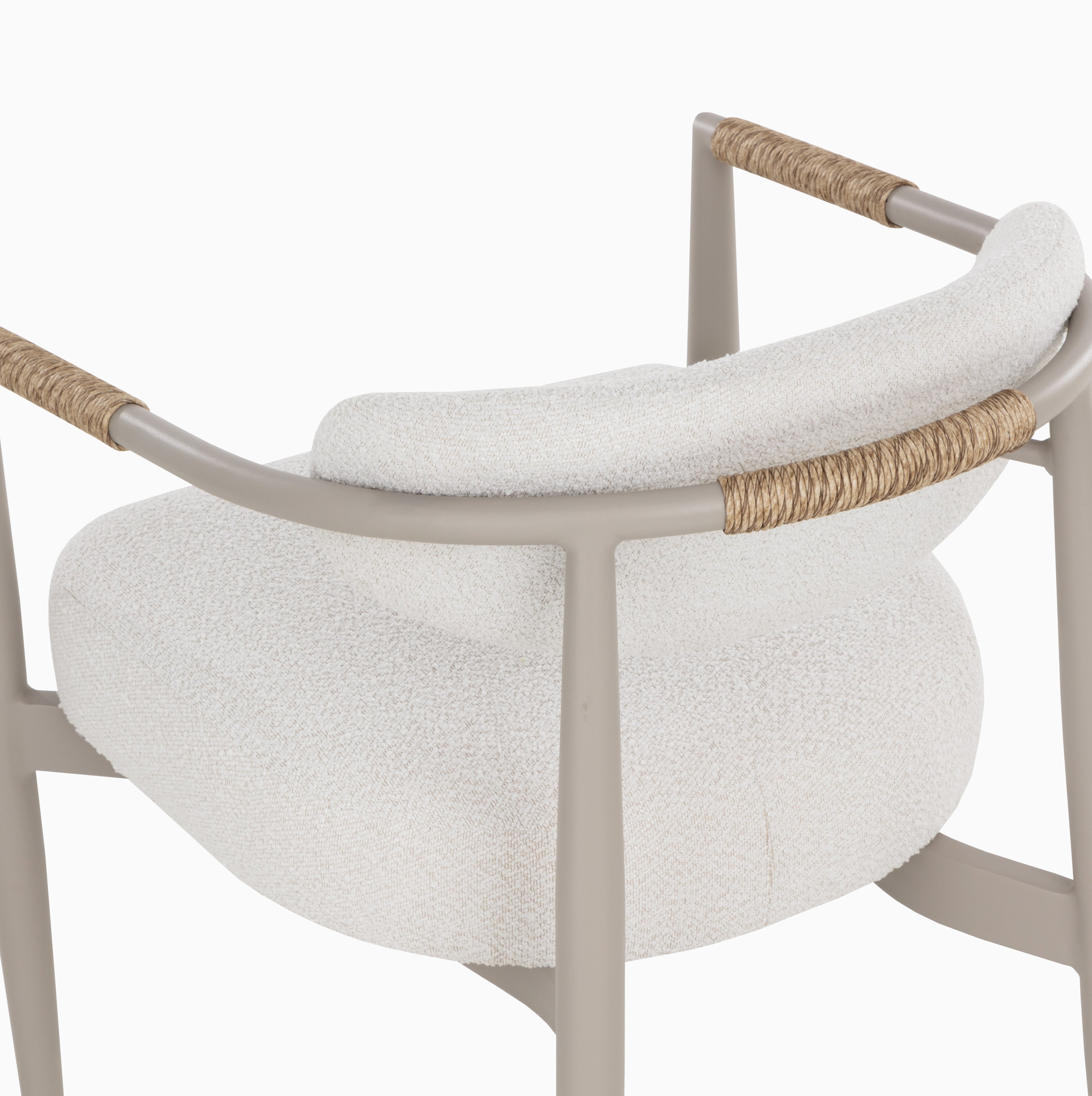 Selvo Outdoor Dining Chair in Cream