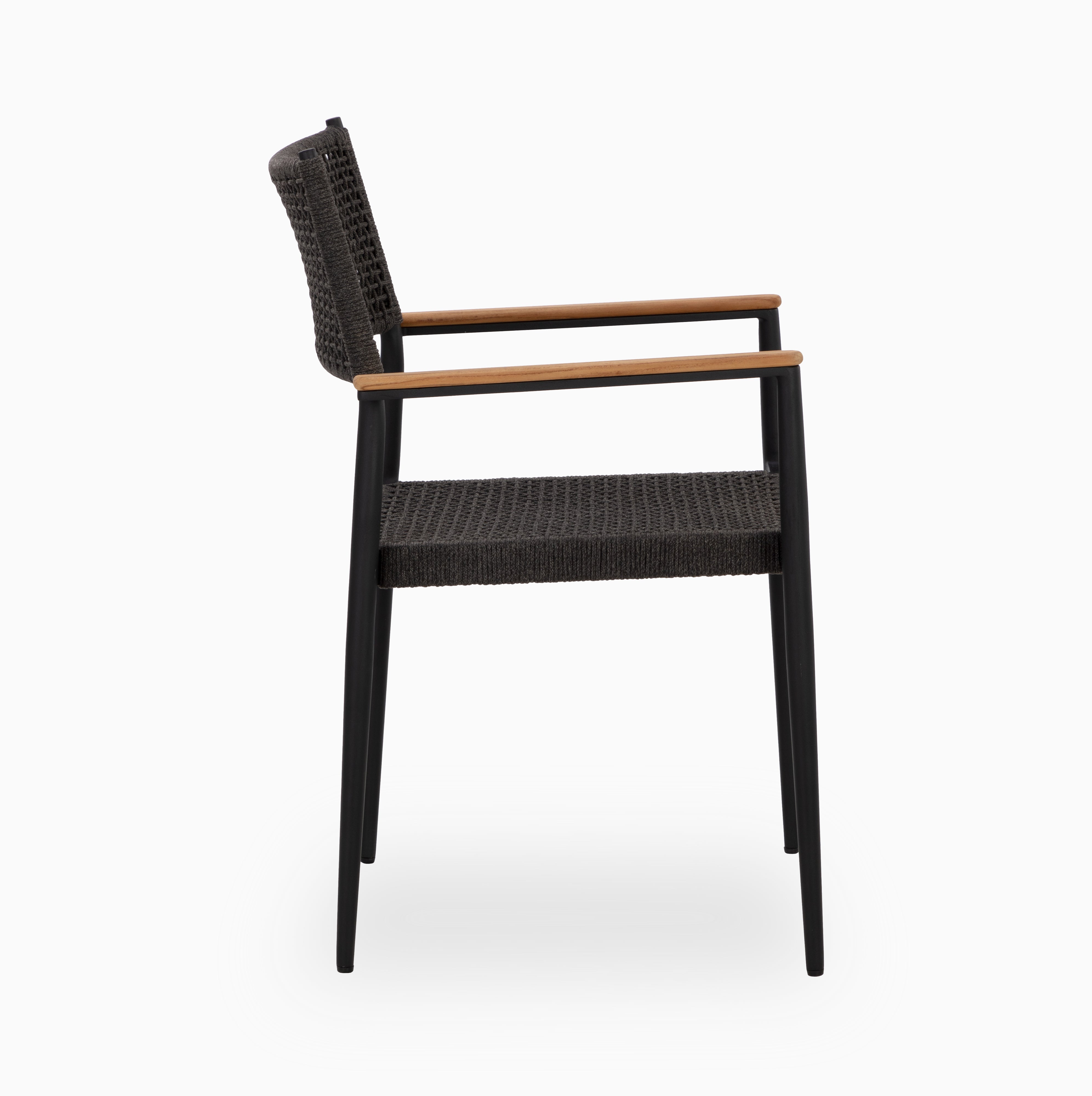 Tavian Outdoor Dining Chair in Grey