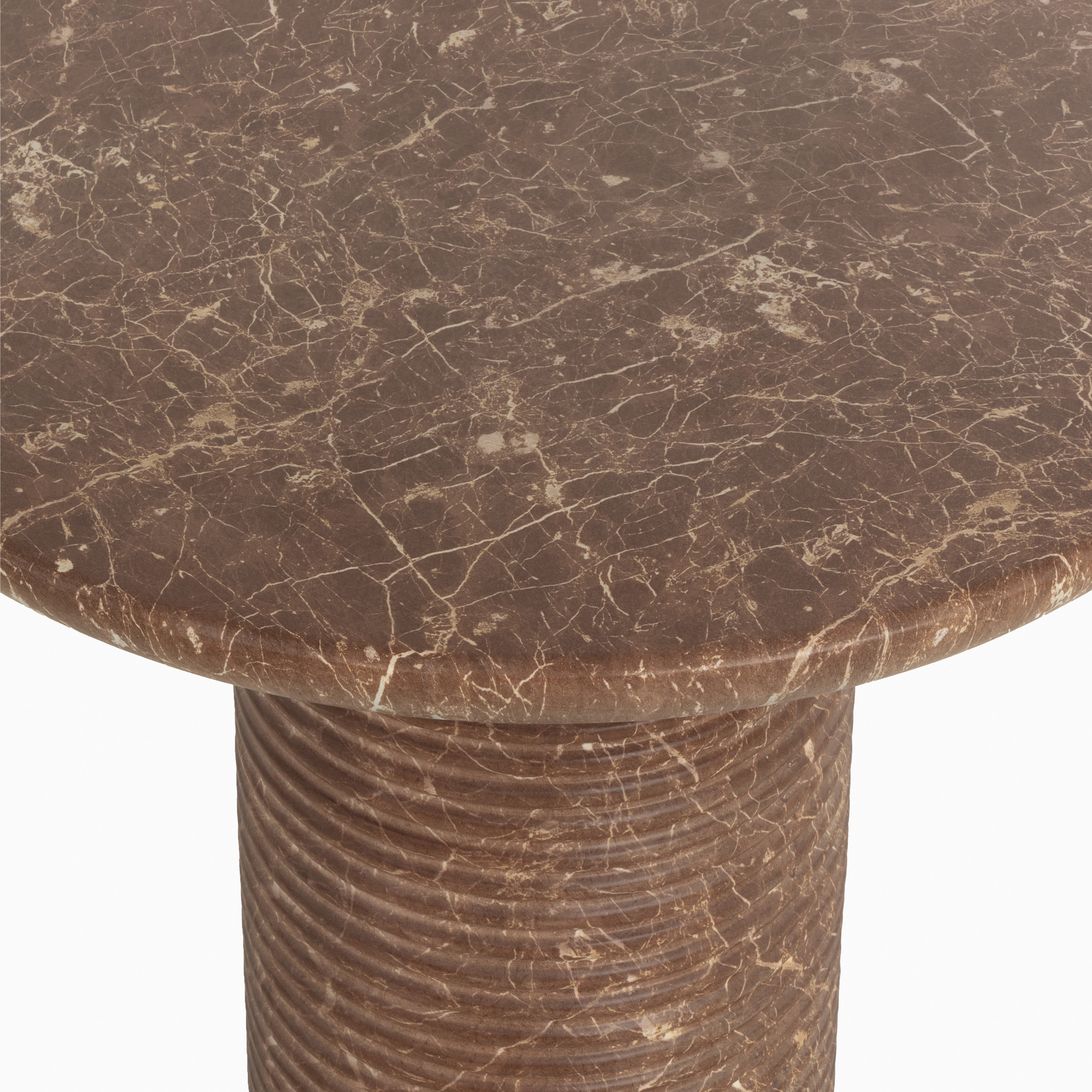 Sandro Outdoor Dining Table in Brown, 43"