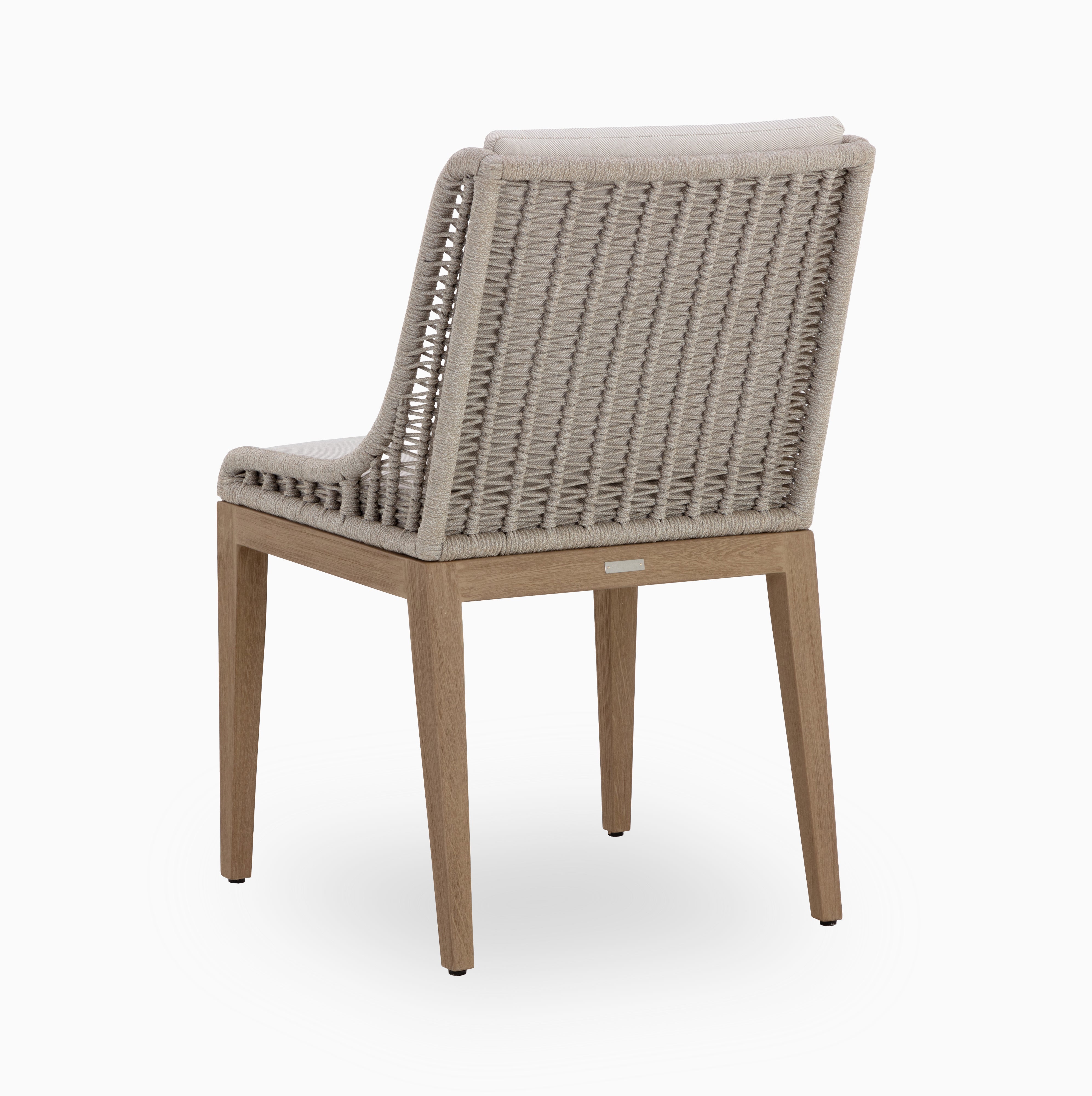 Delia Outdoor Dining Chair in Cream