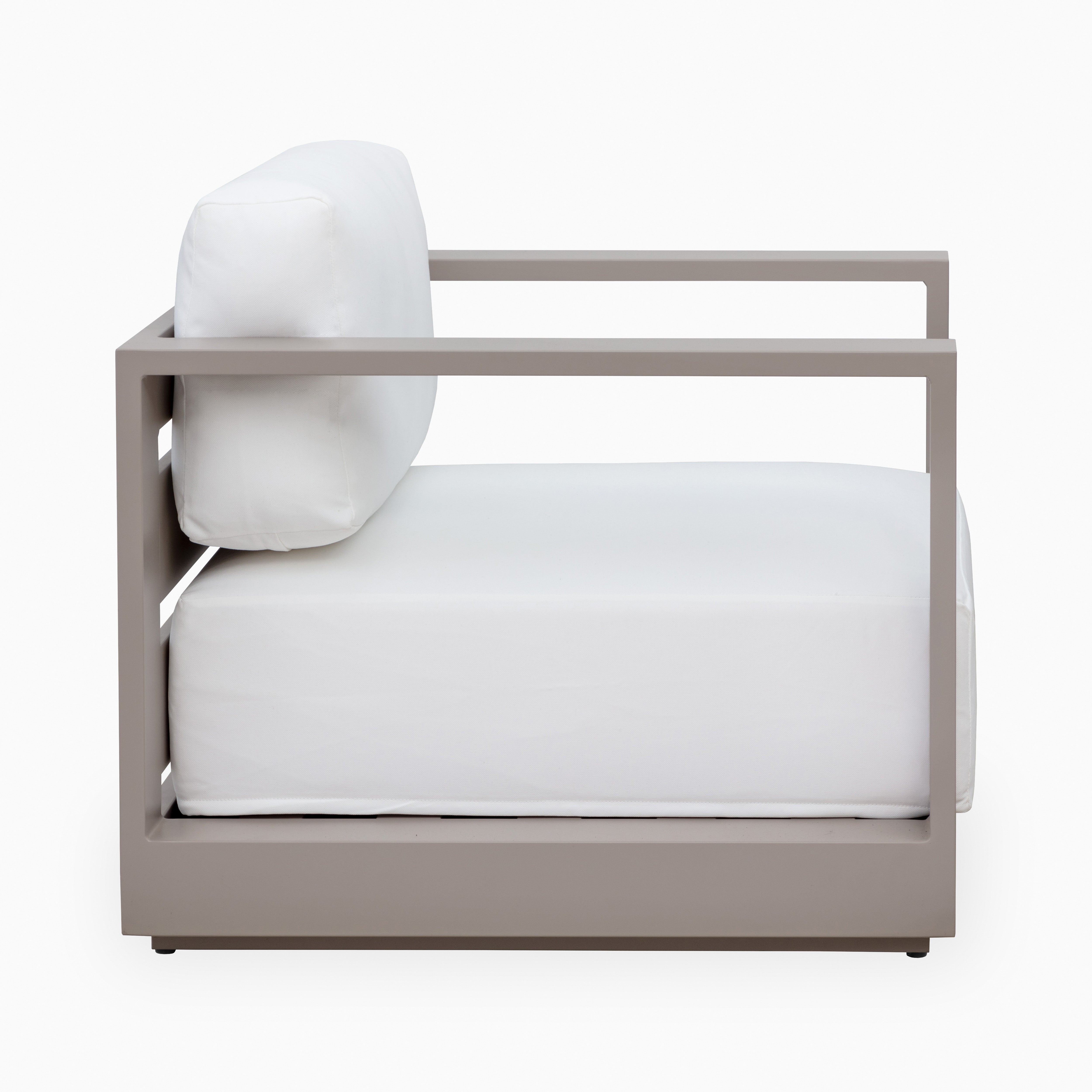 Noa Outdoor Lounge Chair in White