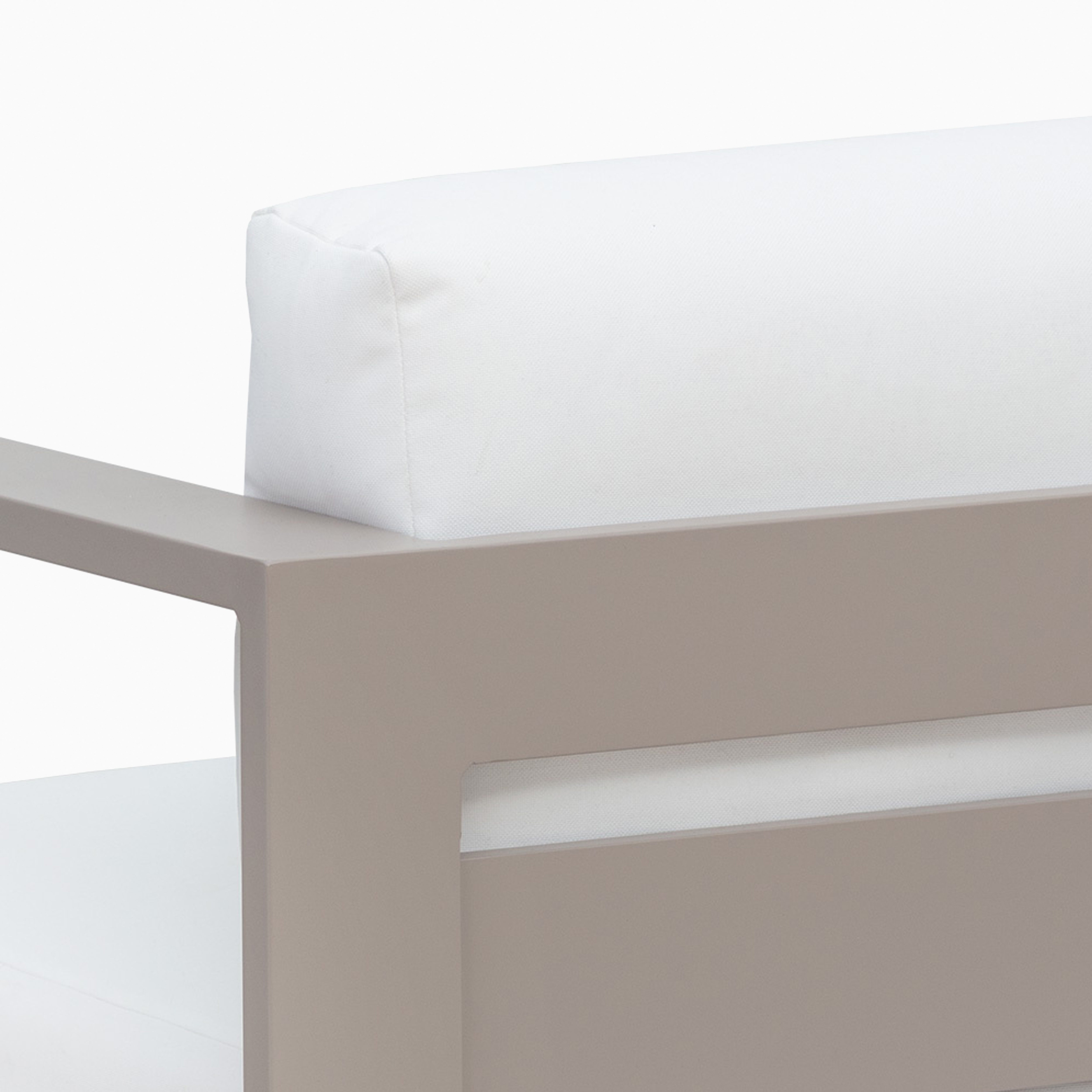 Noa Outdoor Lounge Chair in White