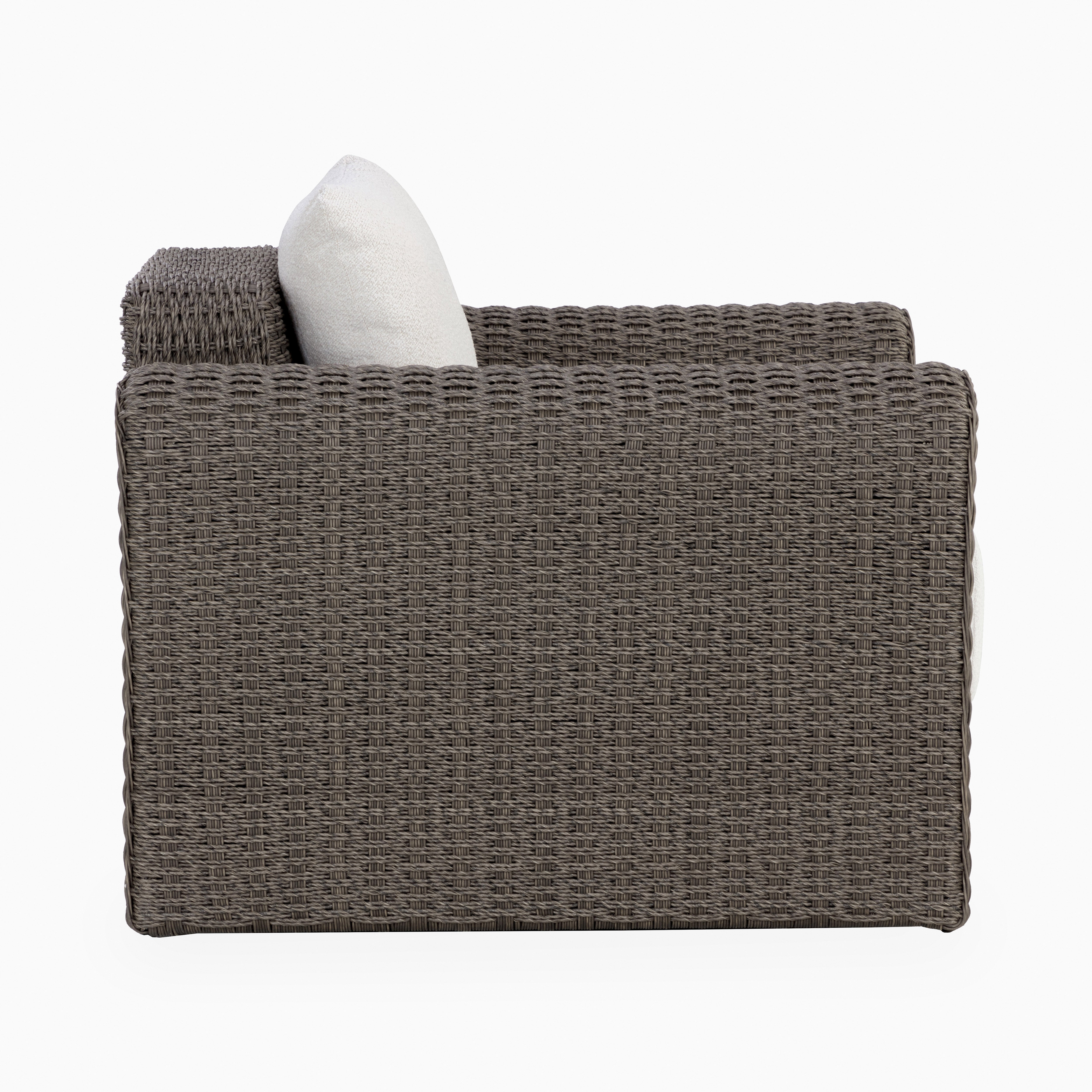 Maelle Outdoor Lounge Chair in Grey