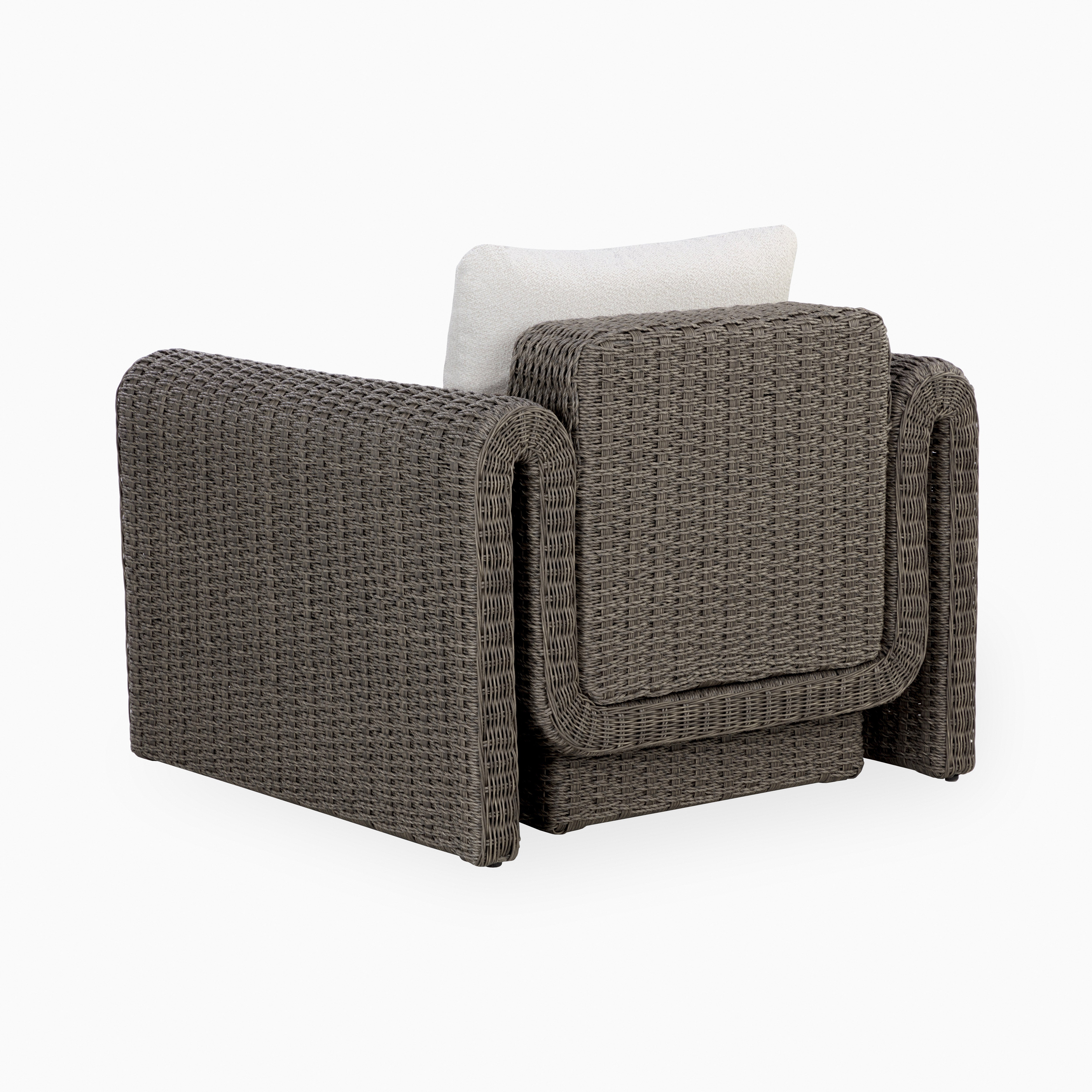 Maelle Outdoor Lounge Chair in Grey