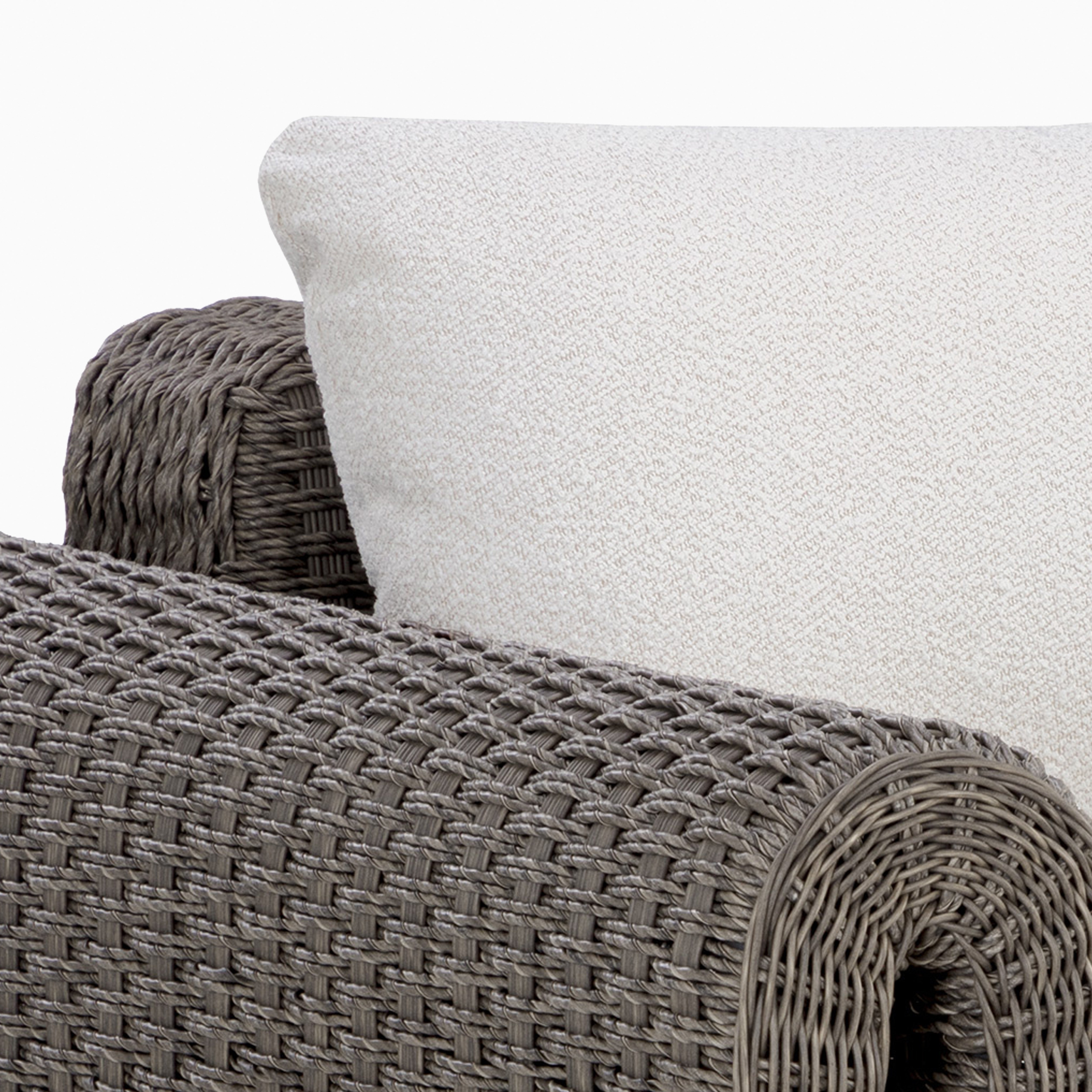 Maelle Outdoor Lounge Chair in Grey