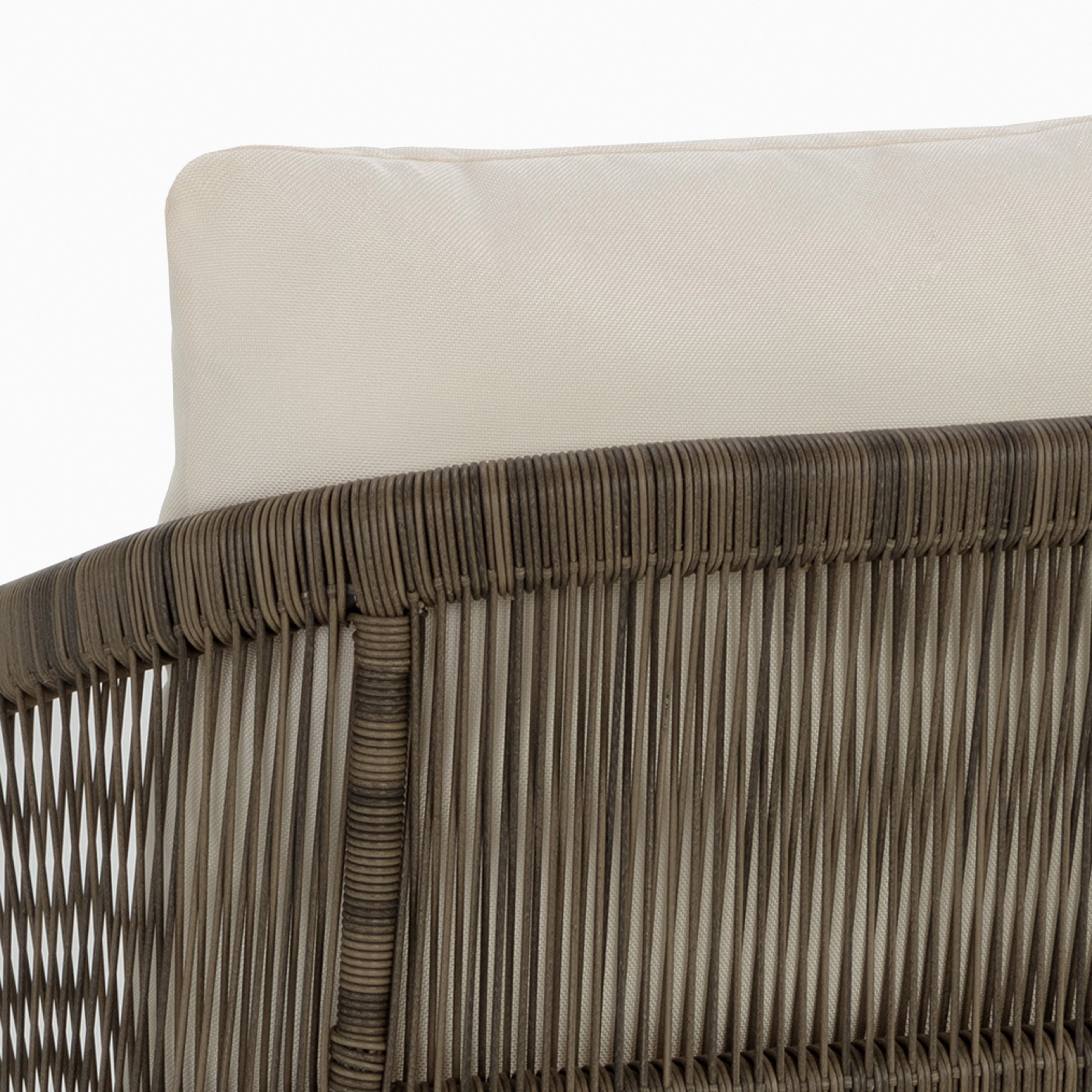 Aurelle Outdoor Lounge Chair in Cream